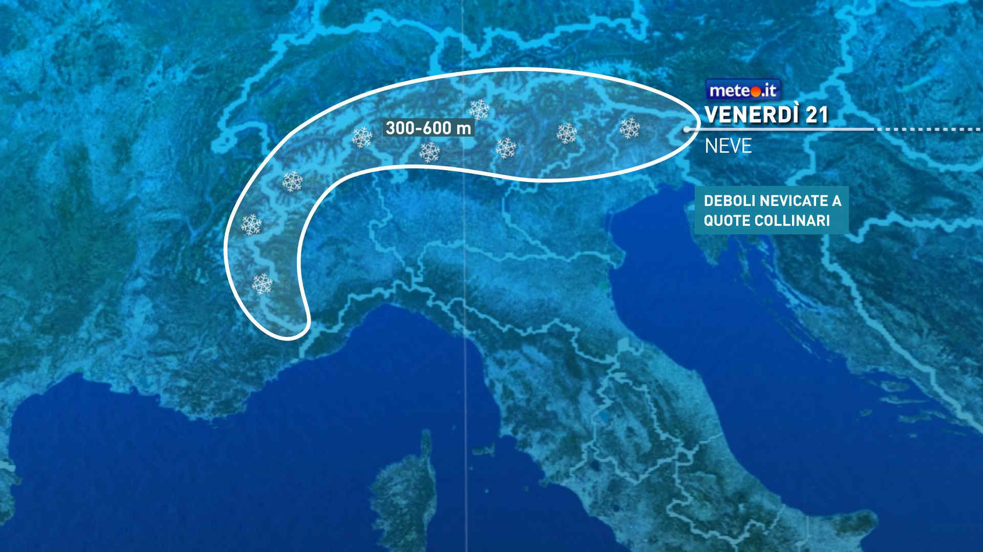 Meteo: vortice ciclonico sull'Italia! Freddo, neve a bassa quota e temporali
