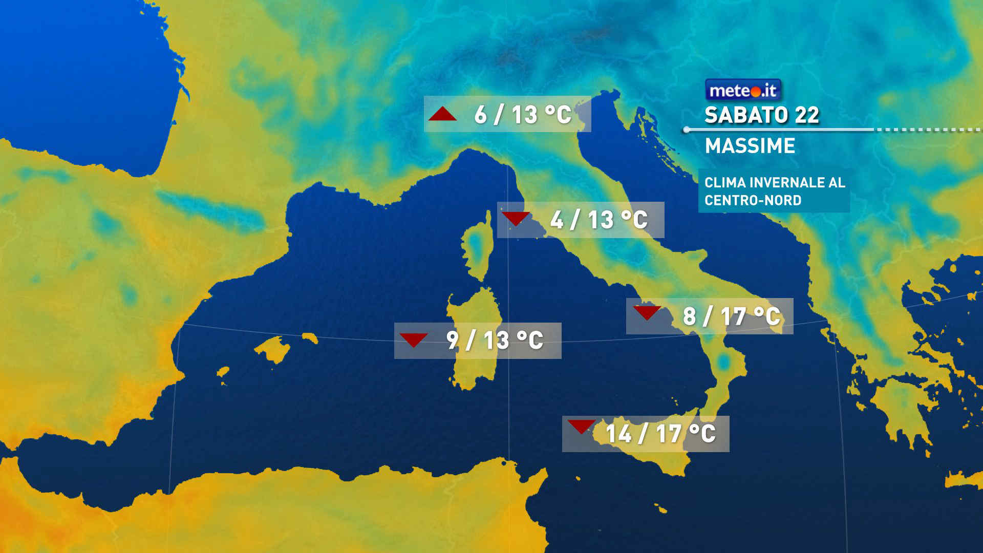 Meteo 22 novembre: clima invernale, neve e temporali. Le previsioni