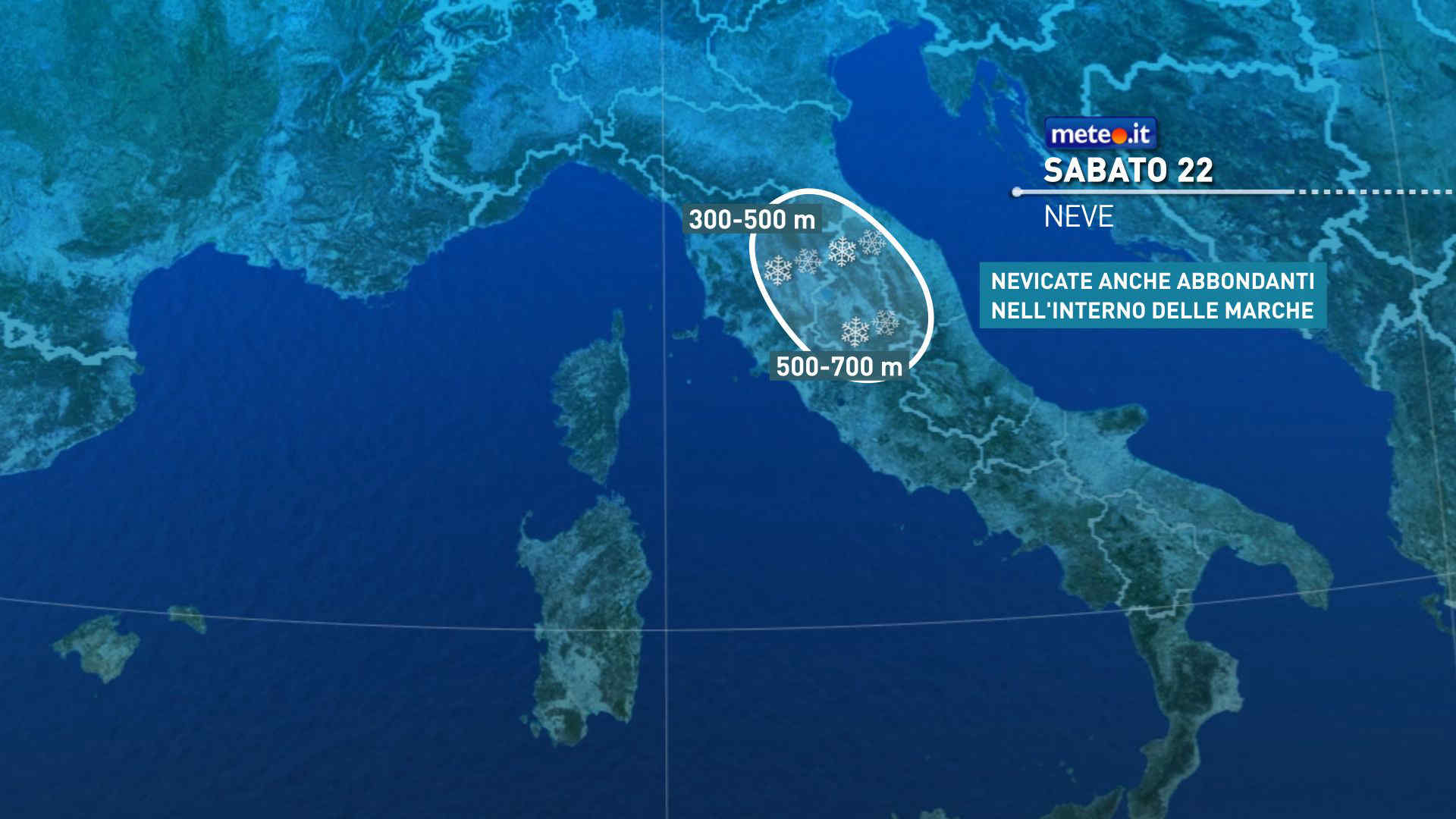 Meteo: weekend al via con maltempo al Centro-Sud! Neve in Appennino
