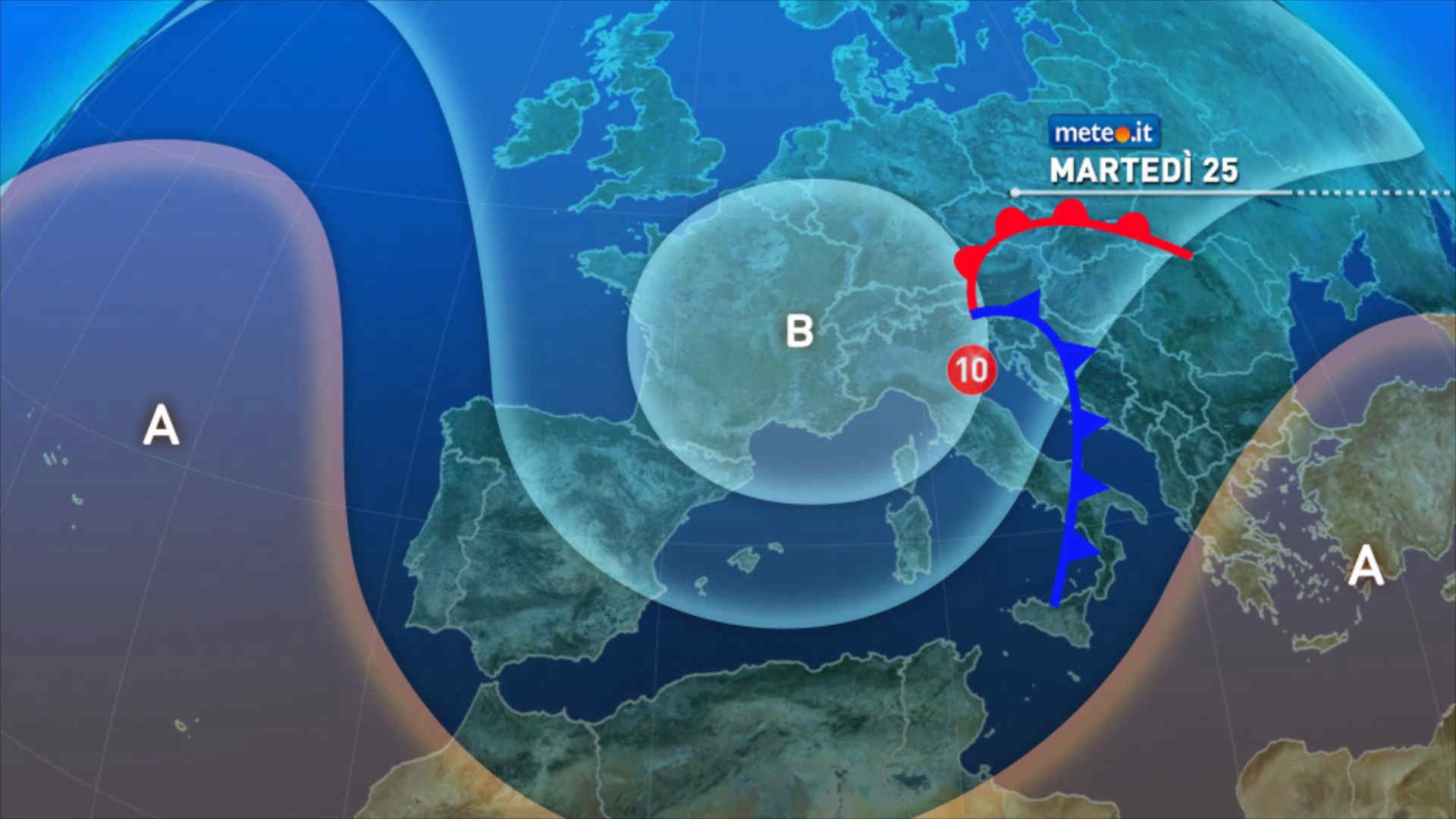 Meteo, Italia nel mirino del maltempo: rischio di piogge forti