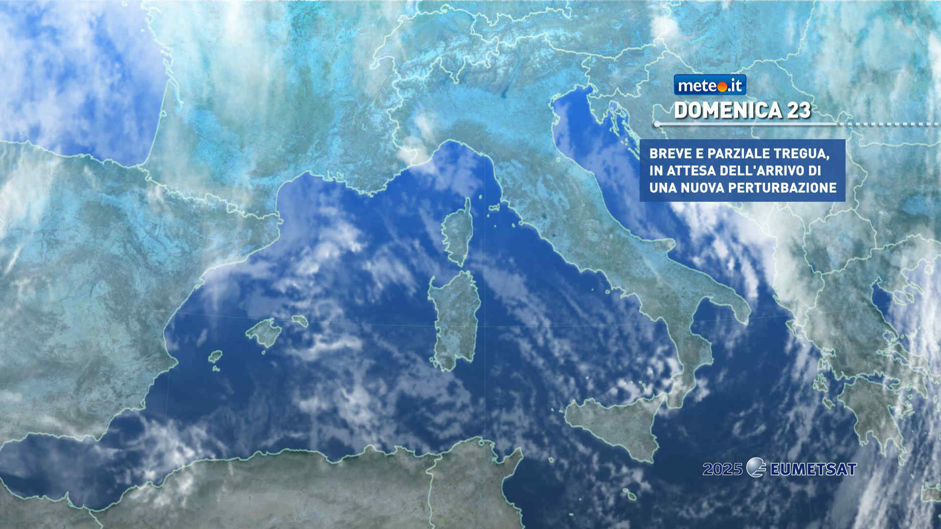 Meteo, 23 novembre in prevalenza stabile poi tornano pioggia e neve