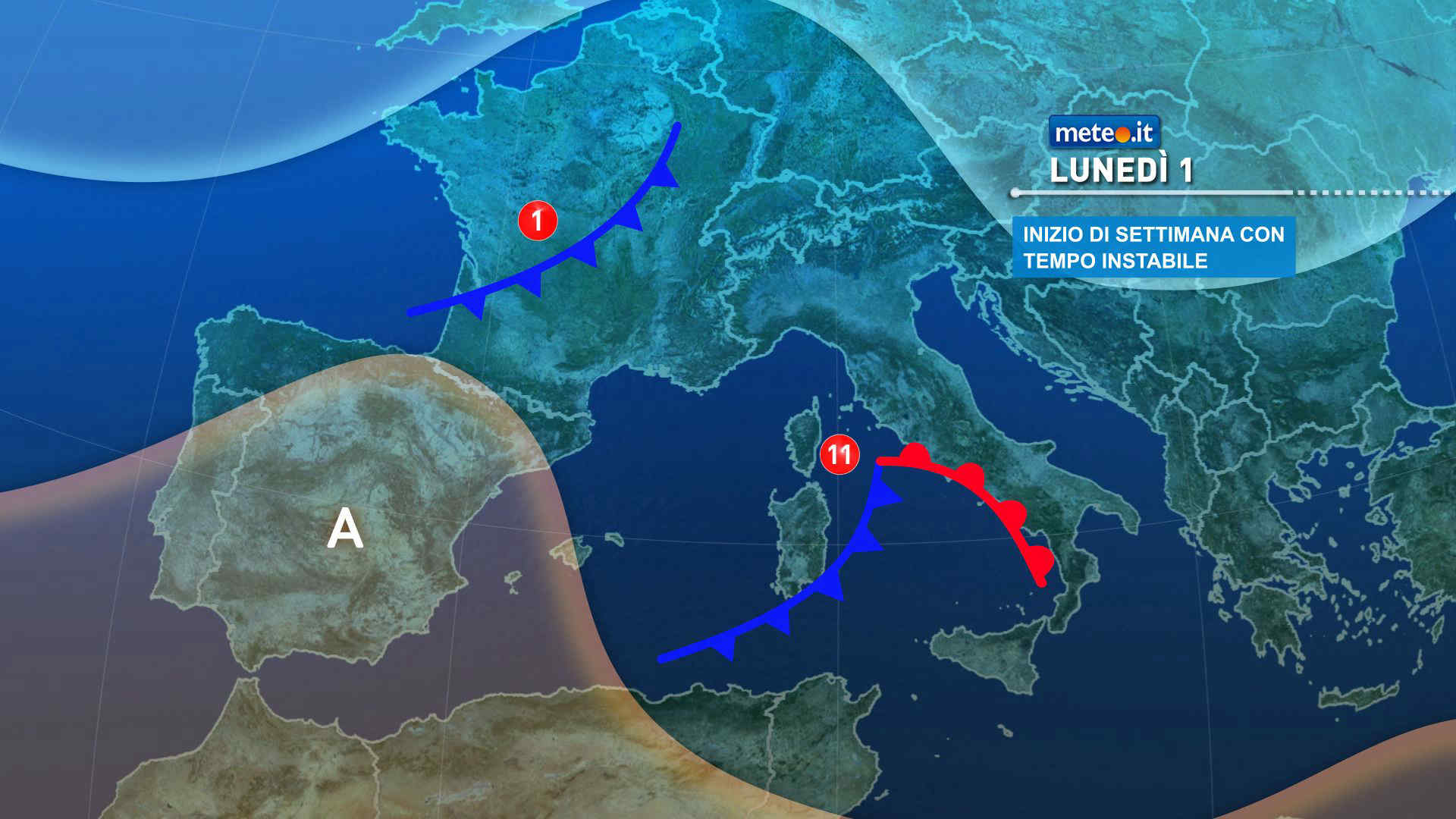 Meteo: dicembre al via con poca instabiltà! Clima gradualmente meno freddo