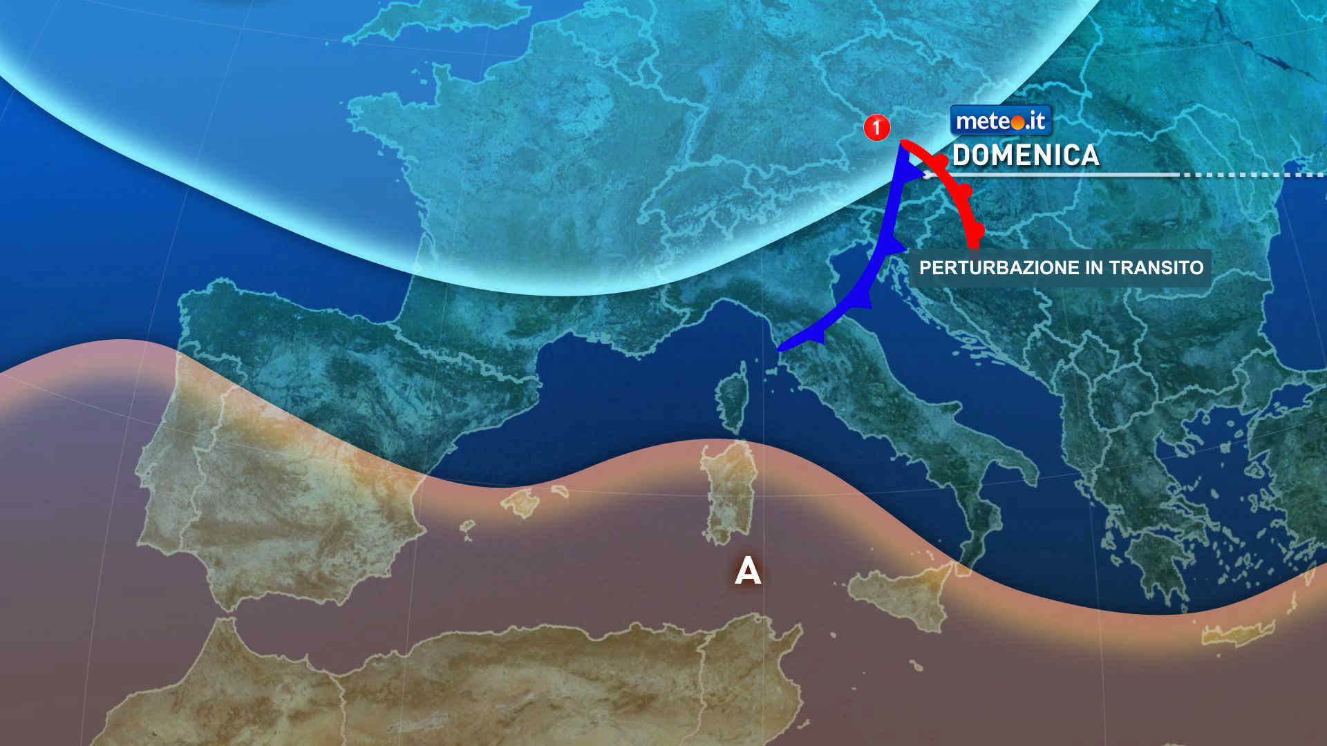 Ecco la prima perturbazione di novembre: domenica 2 con maltempo forte e rischio nubifragi