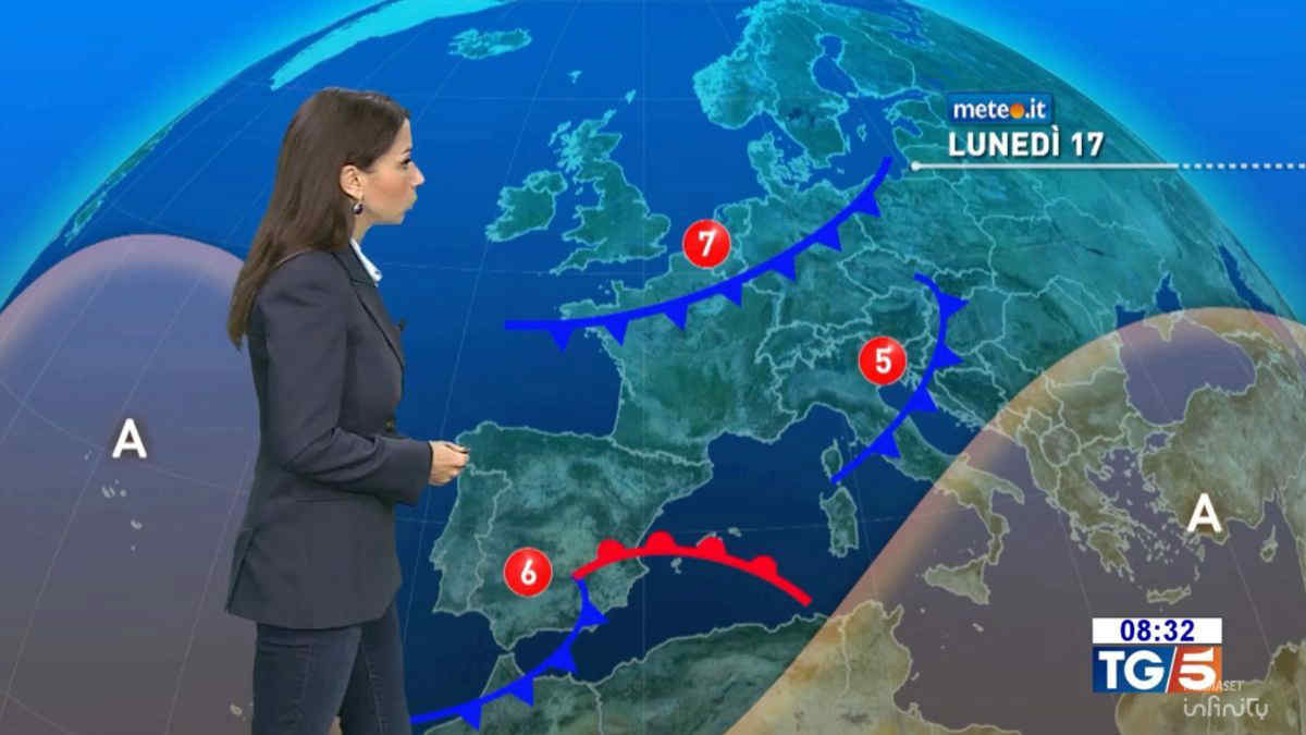 Meteo, via vai di perturbazioni sull'Italia poi crollo termico: le previsioni