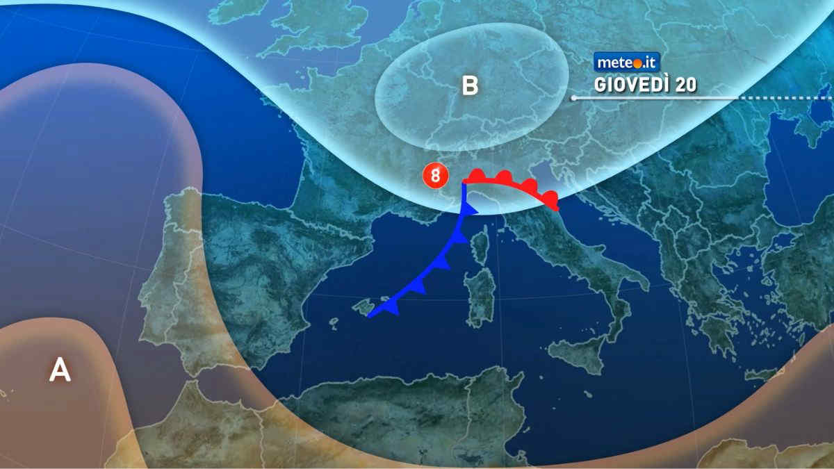 Aria fredda e maltempo: neve sotto i mille metri! Le previsioni da giovedì 20 novembre
