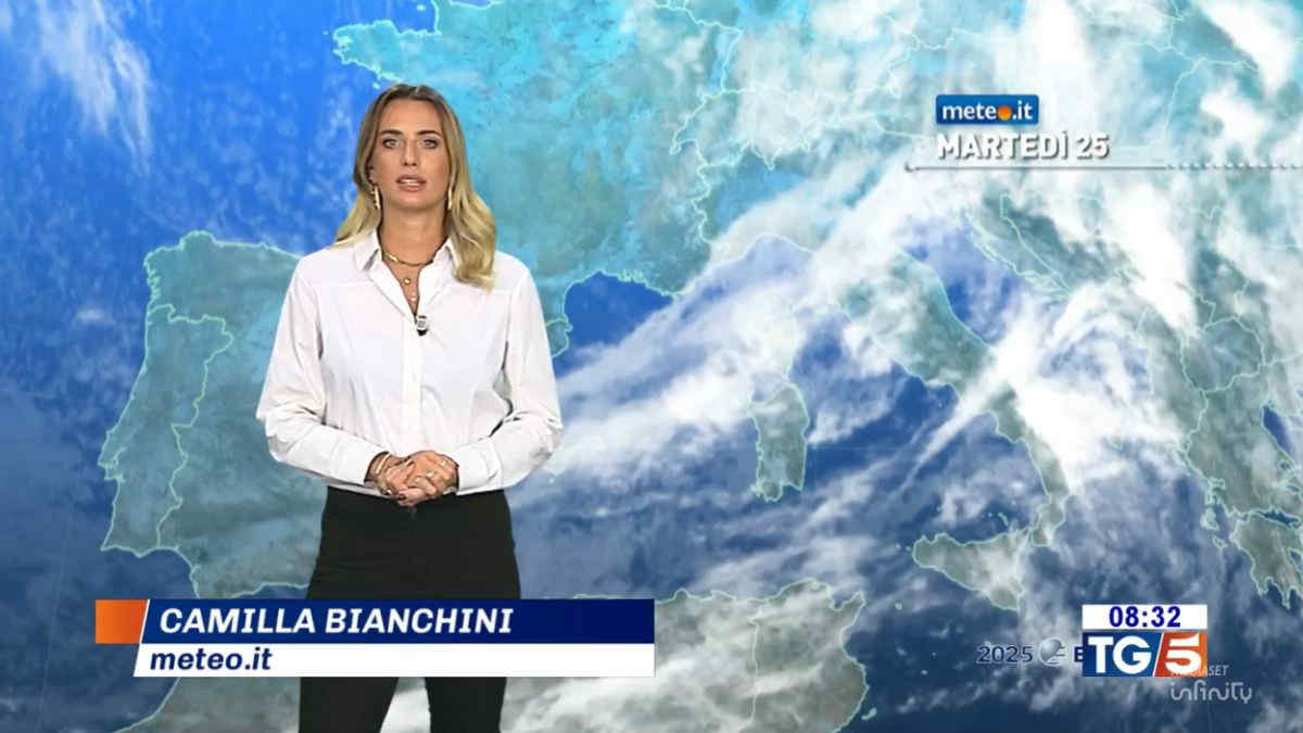 Maltempo al Centro-Sud con rischio di forti piogge e temporali: le previsioni da martedì 25 novembre