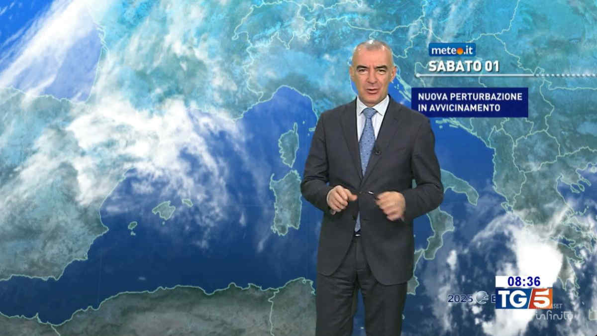 Sabato 1 novembre tempo stabile, poi torna il maltempo intenso