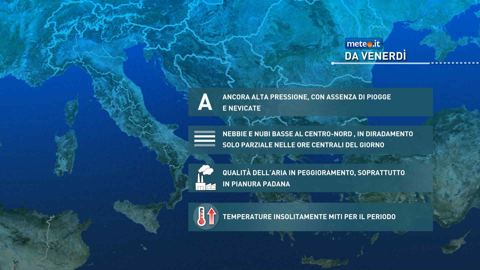 Meteo, inverno in pausa per diversi giorni: la tendenza