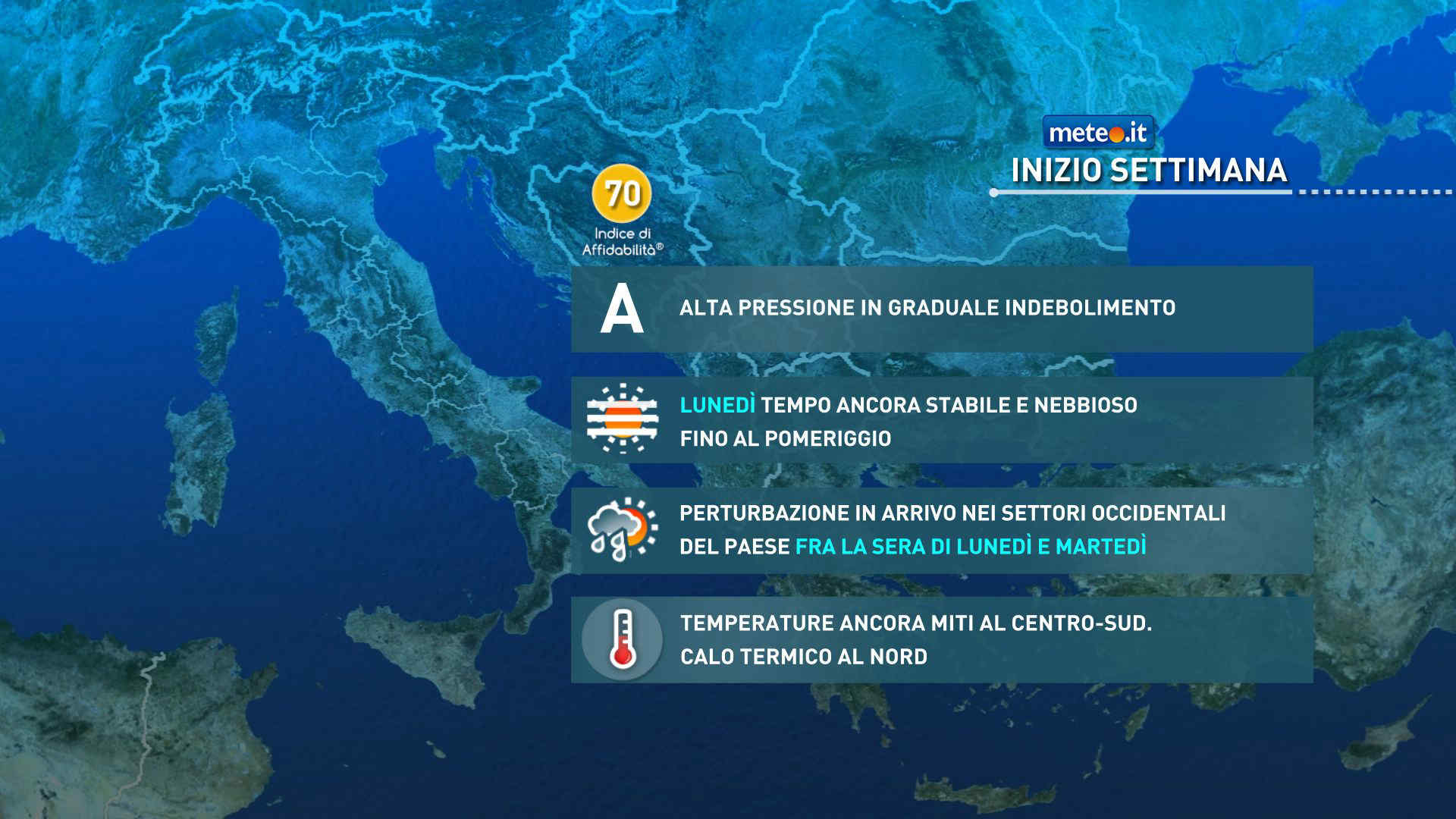 Meteo: svolta a inizio settimana! Riecco piogge e neve: la tendenza