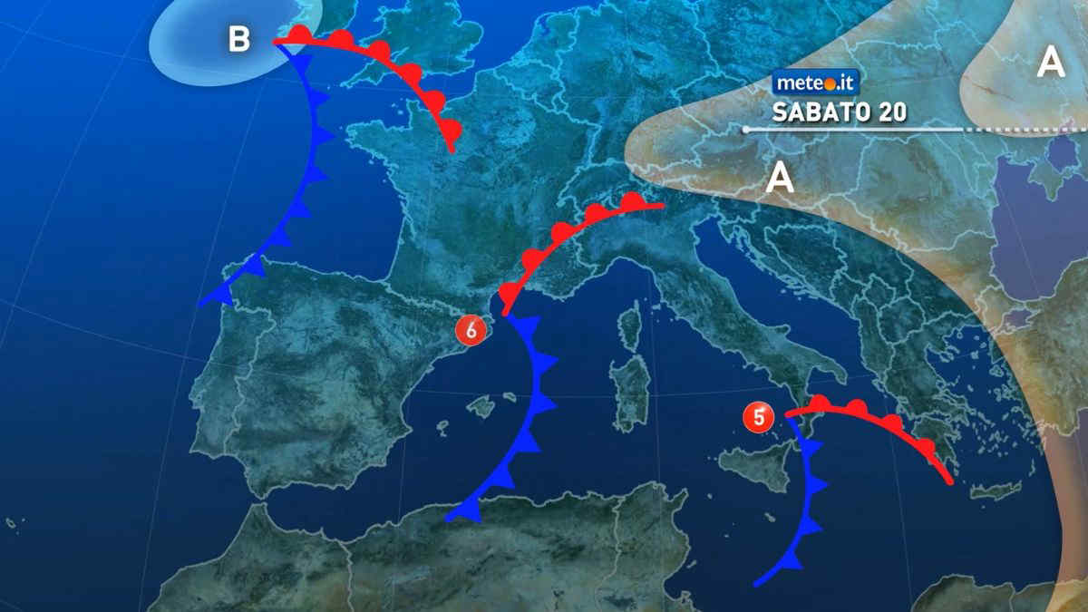 Meteo, via vai di perturbazioni: piogge in arrivo tra il weekend e Natale