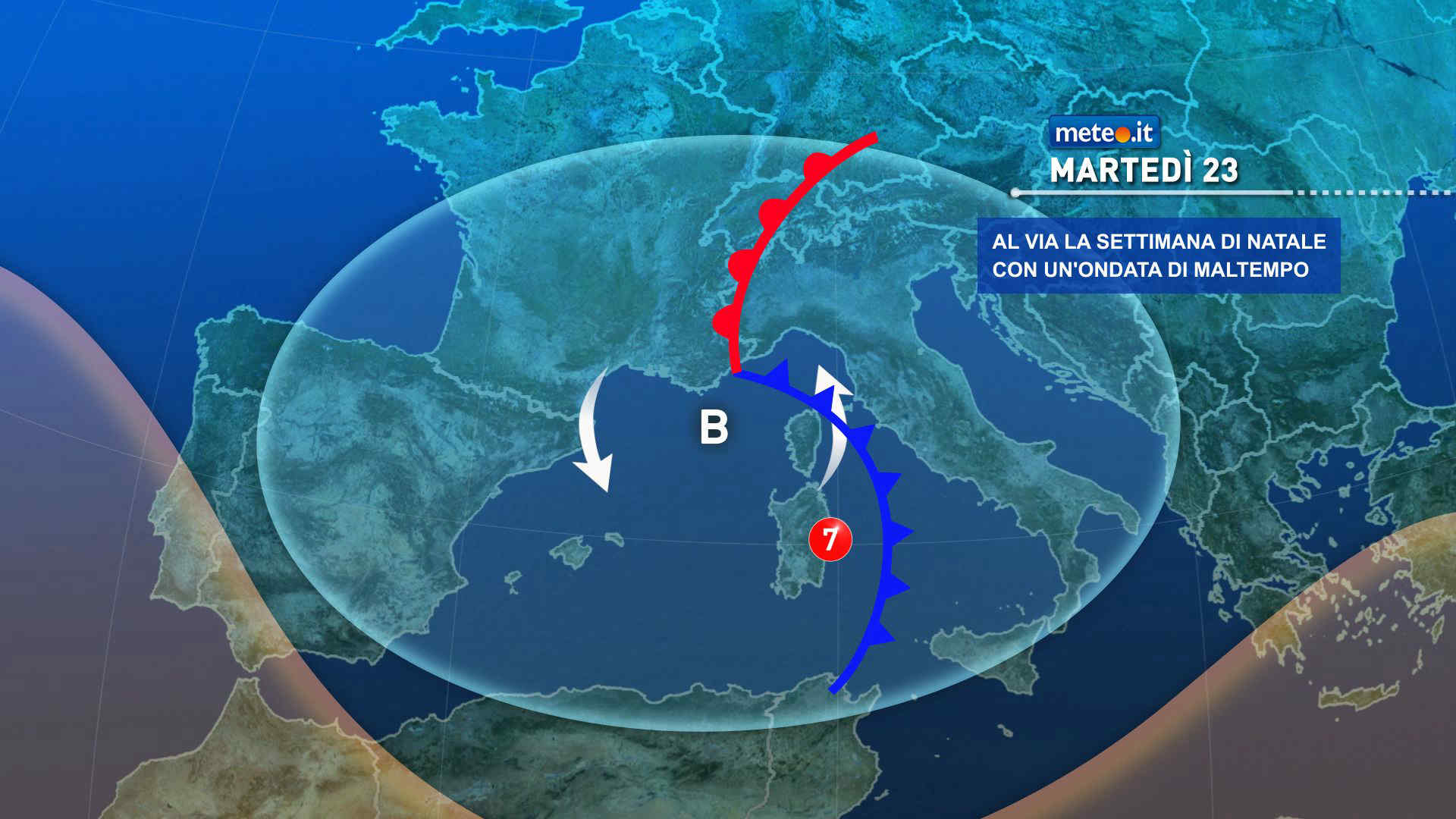 Meteo, 23 dicembre con maltempo in molte regioni: durerà fino a Natale?