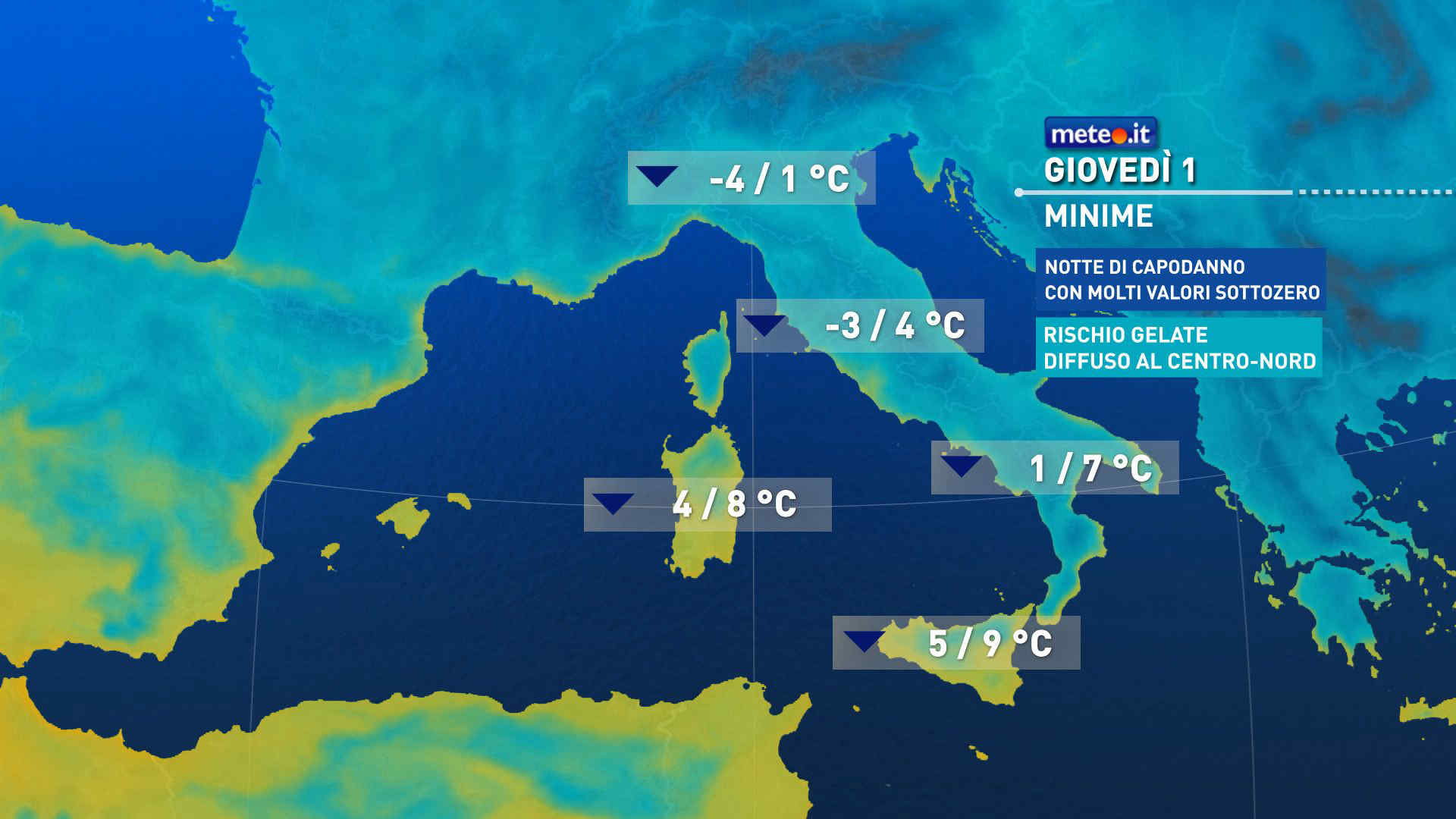 Meteo, Capodanno sottozero: aria fredda su tutta Italia. Le previsioni