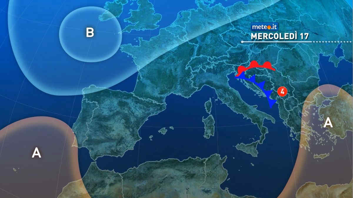 Meteo, perturbazione sull'Italia: porterà piogge fino a domani. Le previsioni da mercoledì 17 dicembre