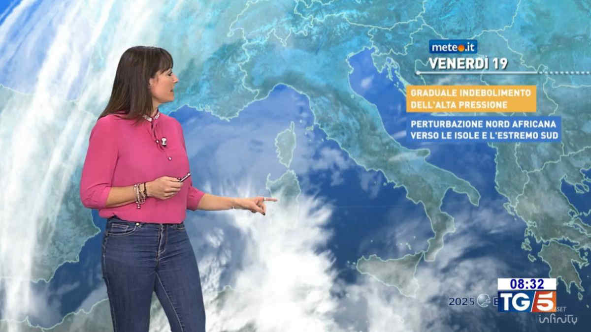 Meteo, nuova perturbazione sull'Italia: venerdì 19 con maltempo al Sud