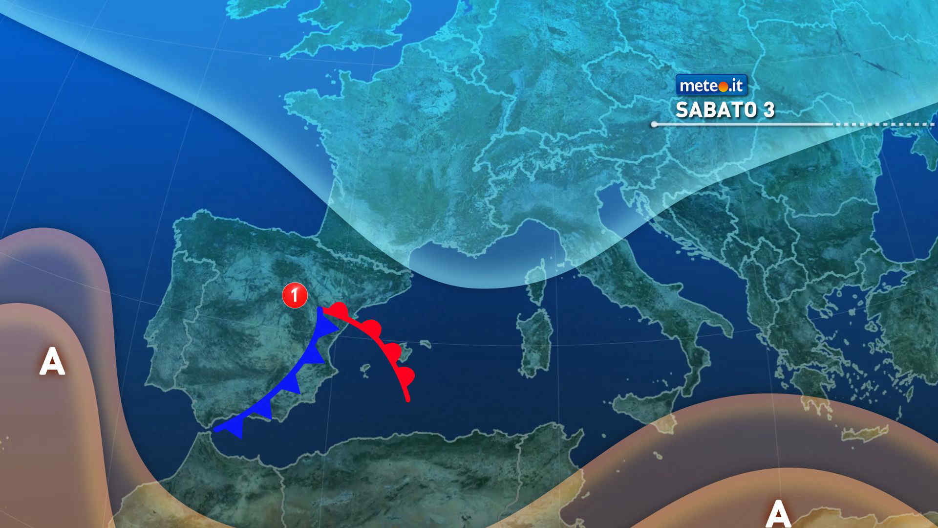Meteo, 3-4 gennaio con piogge al Centro-sud poi torna il gelo