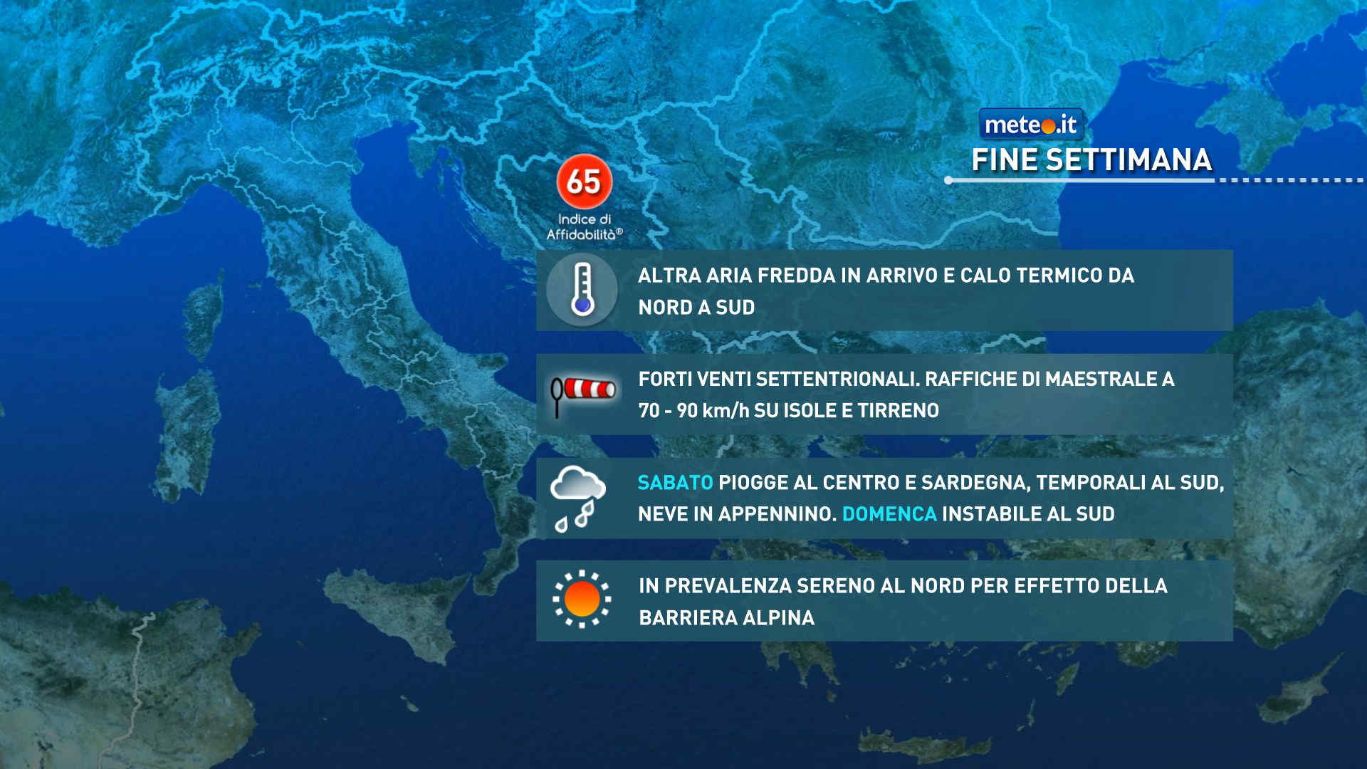 Meteo, weekend ancora freddo e instabile: la tendenza