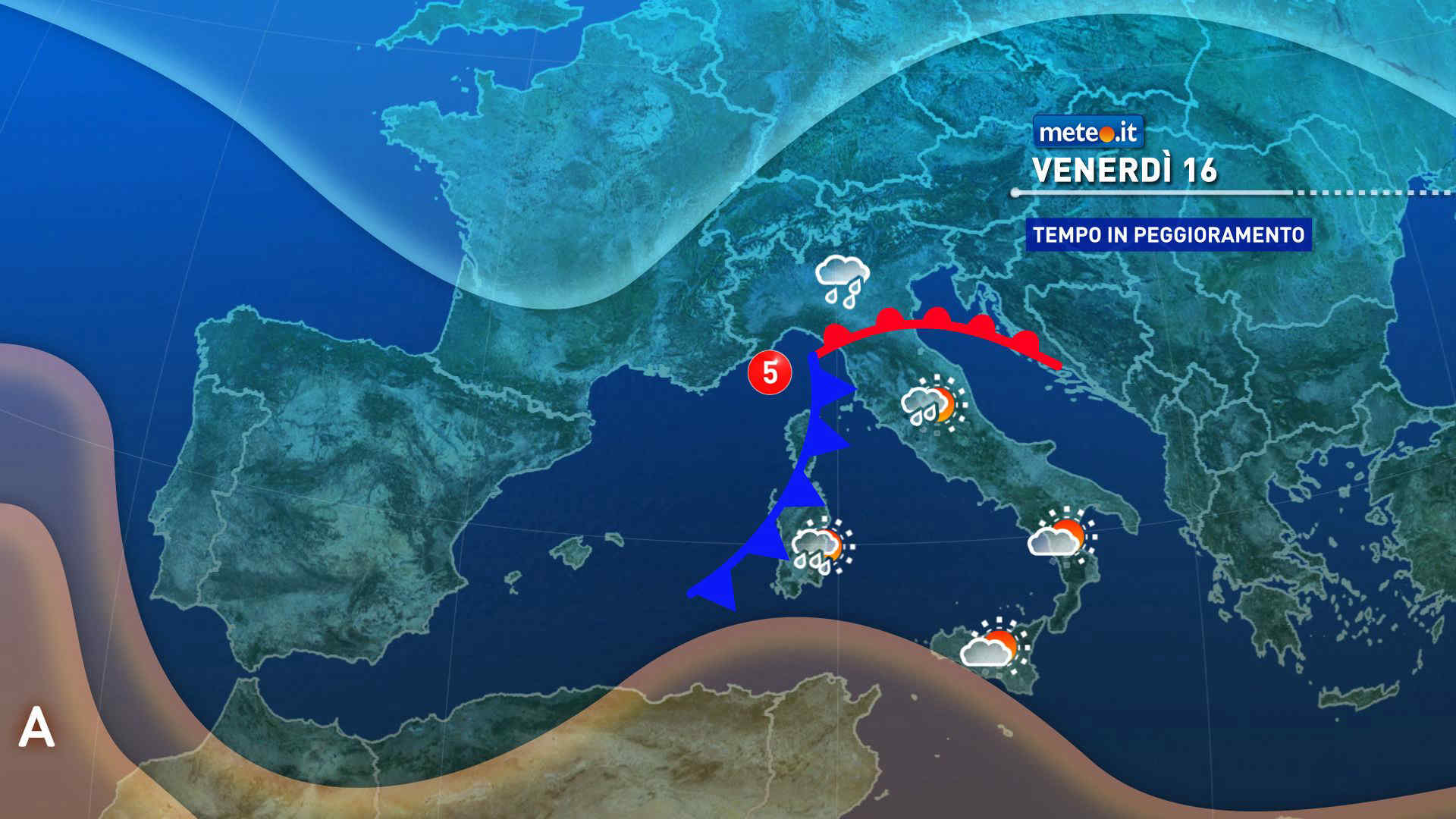 Meteo, nuove perturbazioni tra venerdì e il weekend: le zone a rischio maltempo