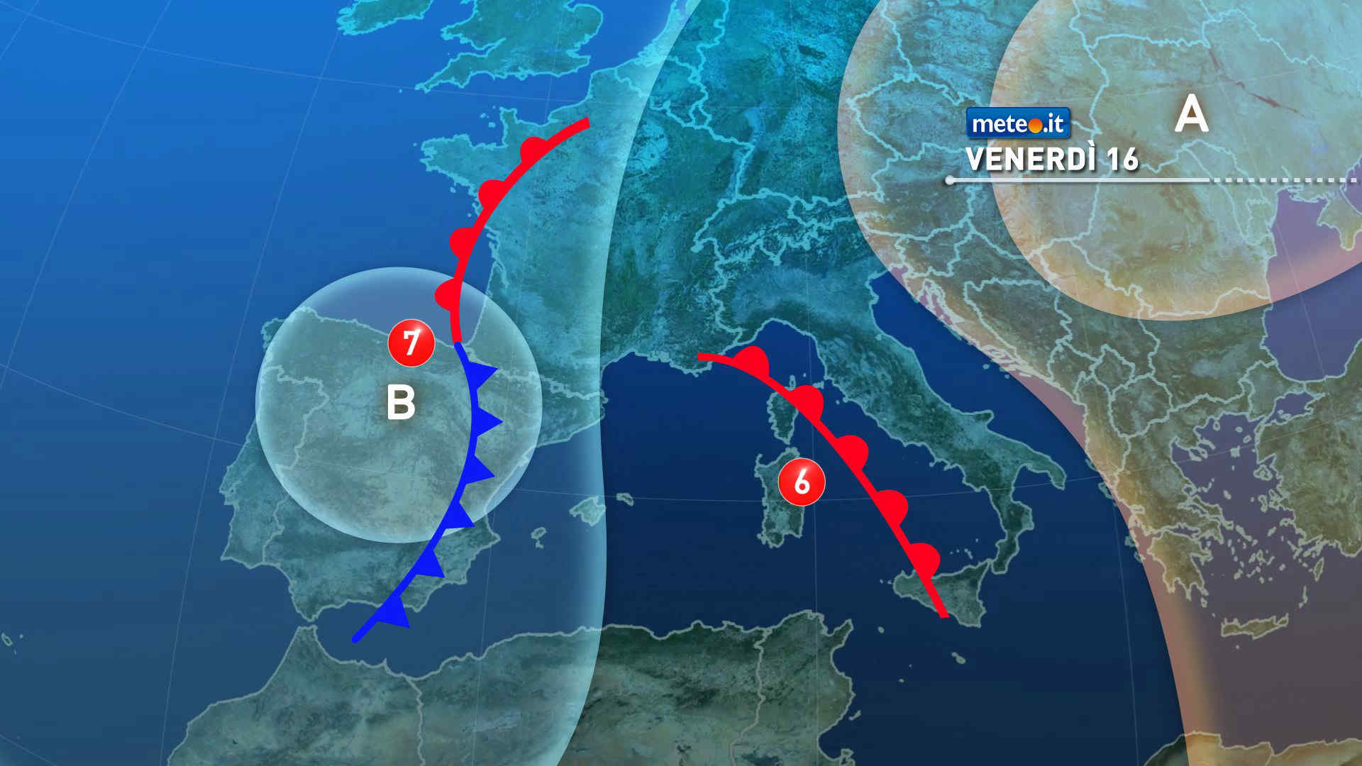 Meteo: da domani (venerdì 16) tempo in peggioramento. Le previsioni