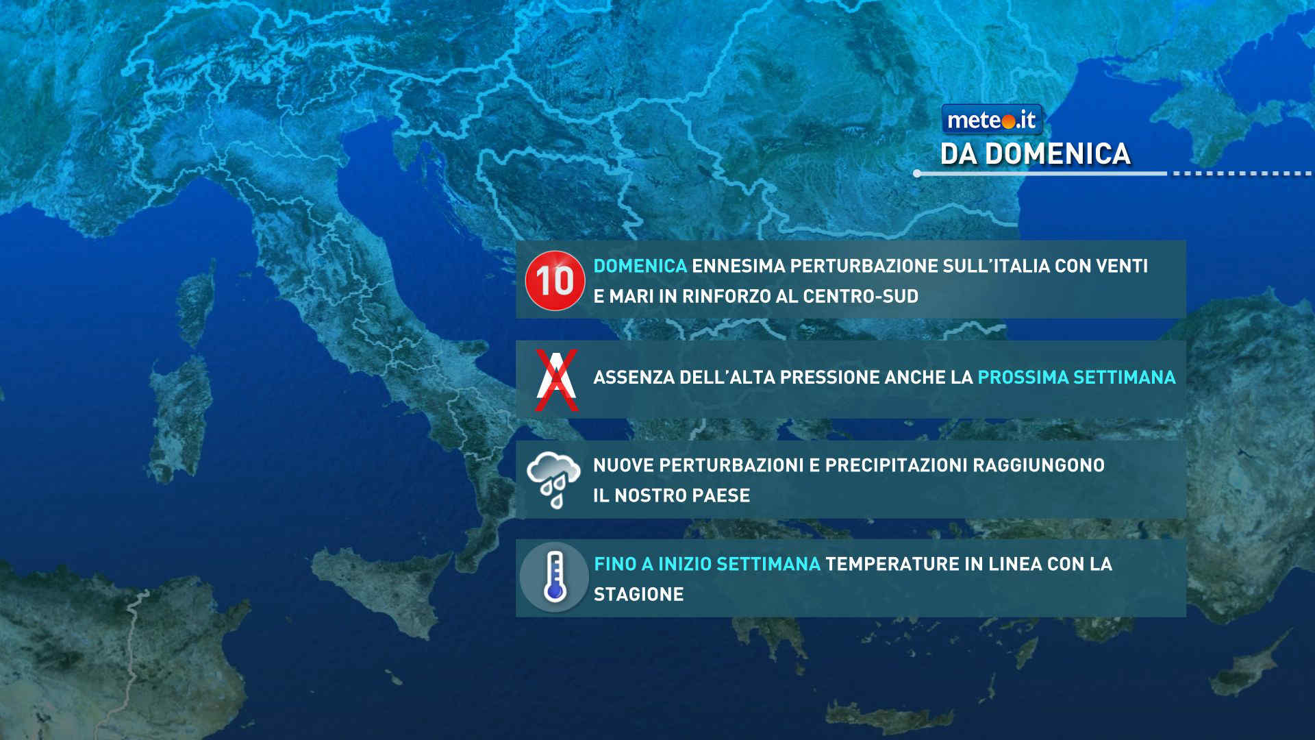 Meteo, 25-26 gennaio con pioggia, vento e neve: la tendenza