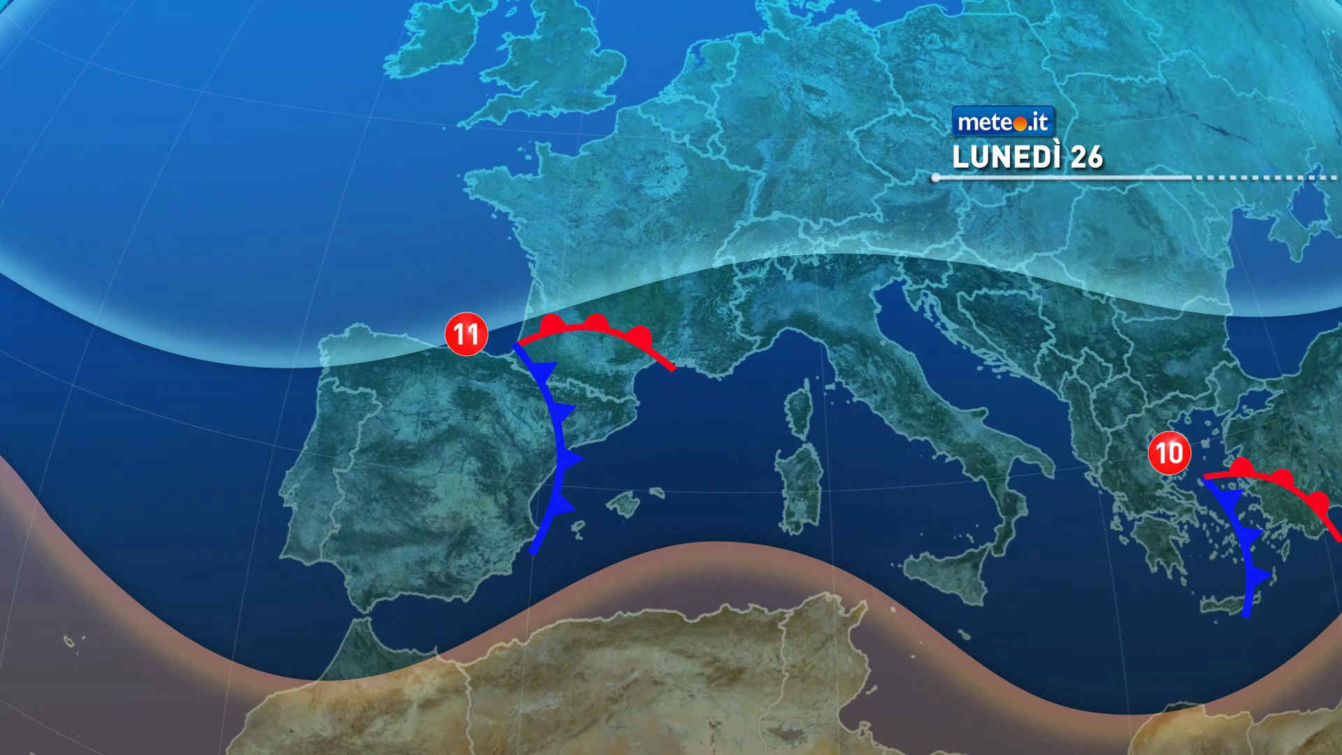 Domani settimana al via con tempo instabile, torna anche la nebbia. Le previsioni da lunedì 25 gennaio