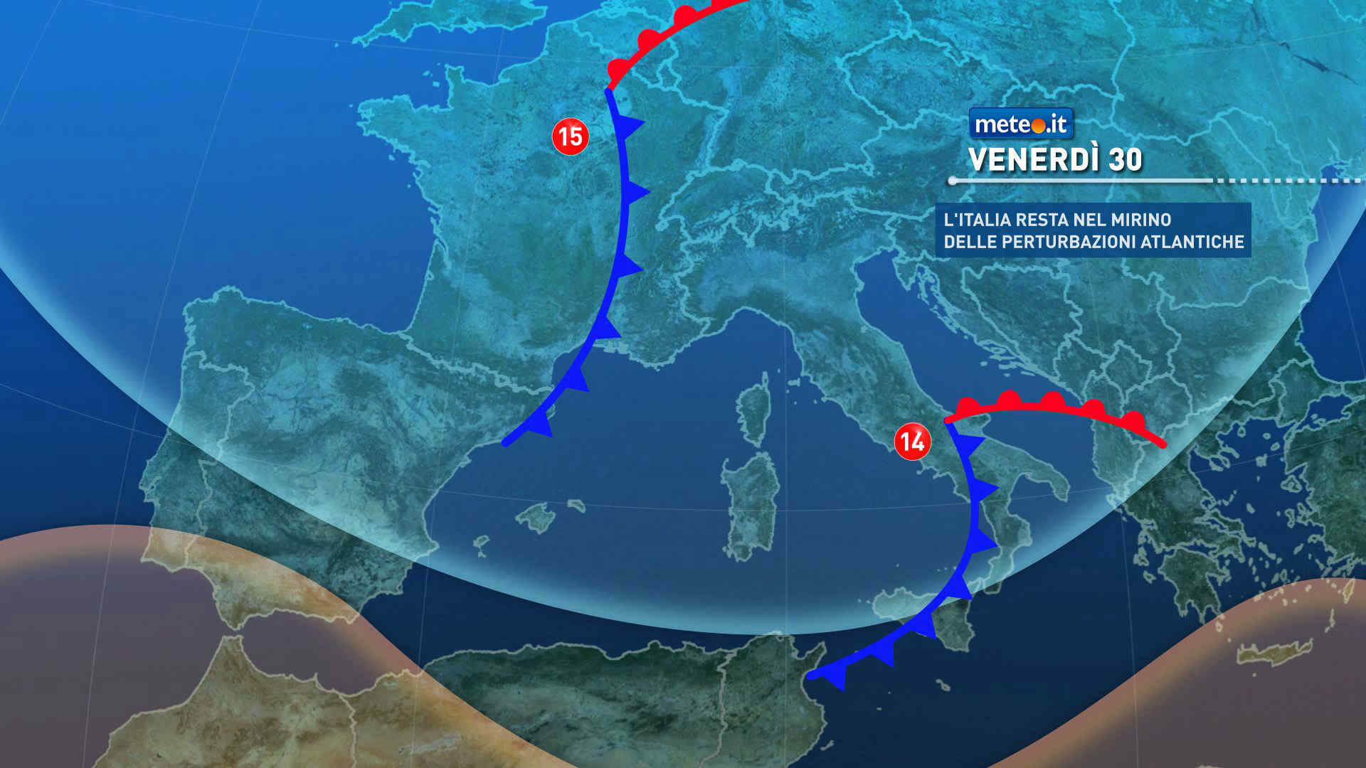 Meteo: fino a sabato 31 il maltempo non si ferma. Le zone a rischio