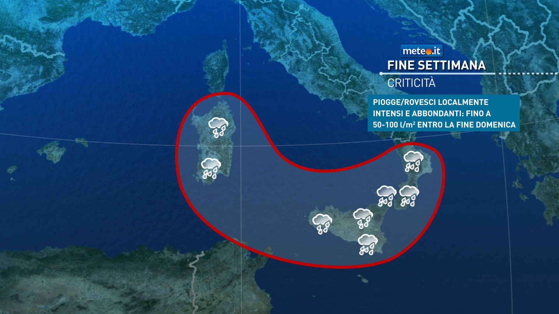 Meteo, weekend a rischio forte maltempo: ecco dove