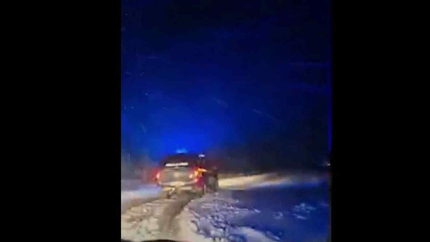 Bufera di neve sull’Etna: salvata famiglia di turisti svizzeri, c’era una bambina di 4 anni