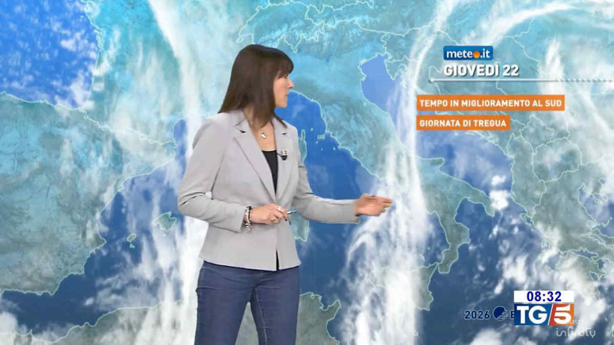 Meteo, 22 gennaio con breve tregua poi torna il maltempo