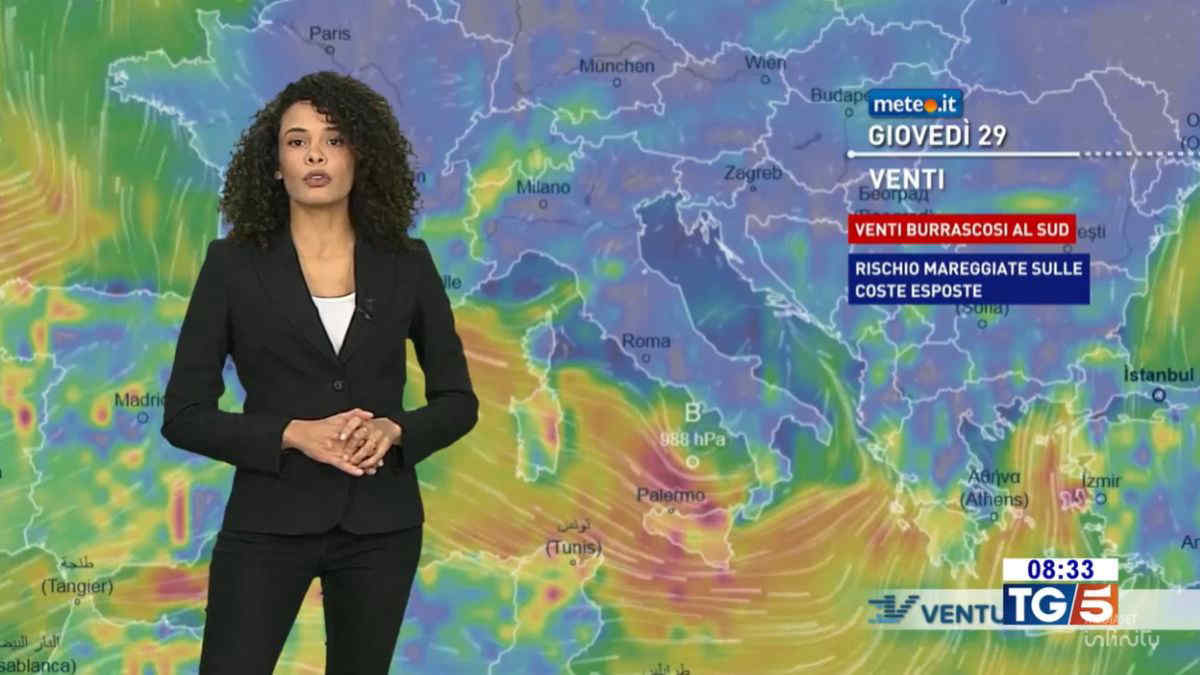Meteo, ancora maltempo sull'Italia: giovedì piogge diffuse e raffiche di tempesta