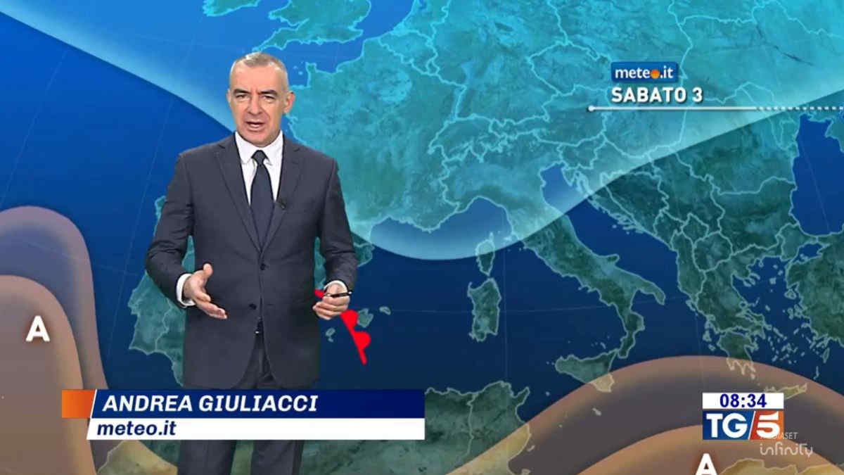 Meteo: sabato 3 gennaio con qualche pioggia, poi arriva la prima perturbazione dell'anno