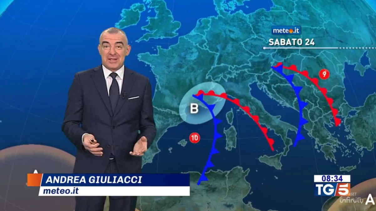 Meteo, weekend di maltempo: due perturbazioni sull'Italia tra il 24 e il 25 gennaio