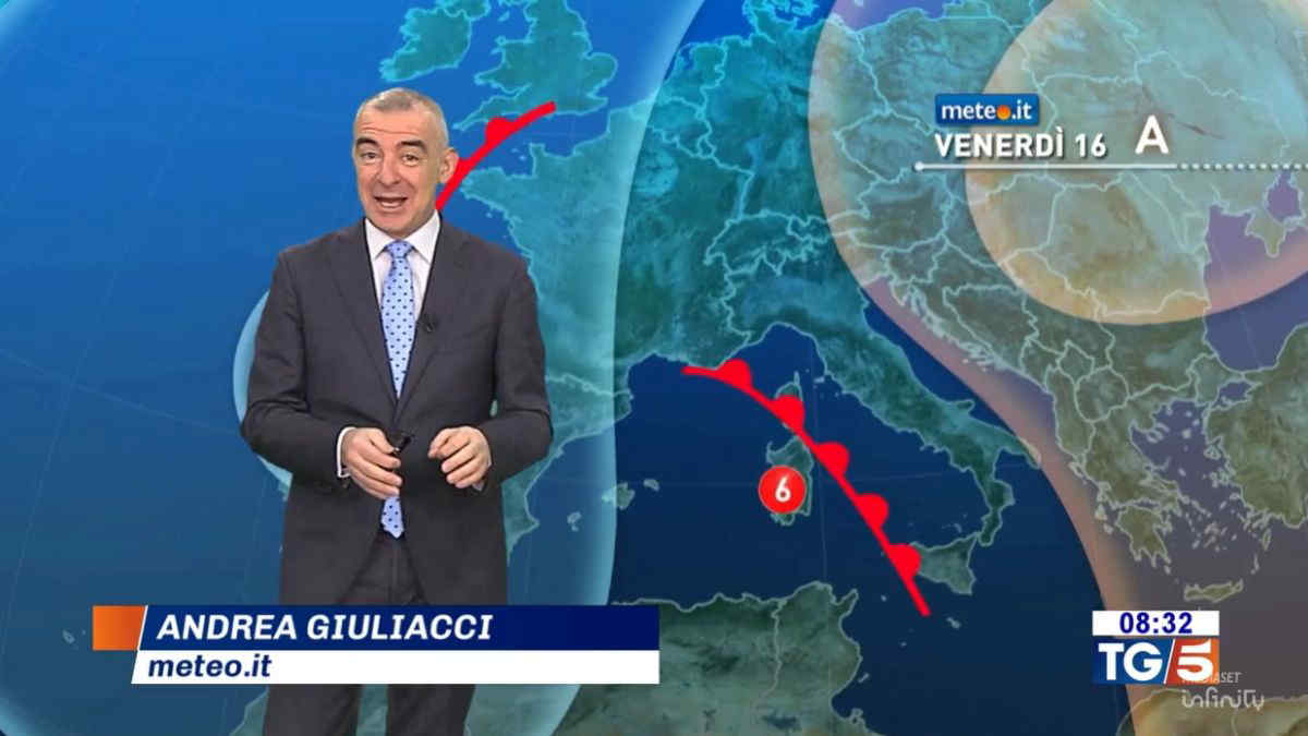 Meteo, nuova perturbazione sull'Italia: le zone a rischio maltempo da venerdì 16 gennaio