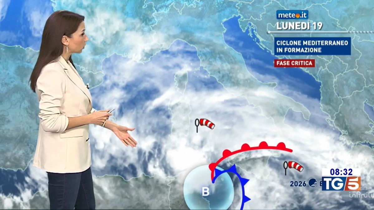 Meteo: ciclone Harry su Isole e Calabria. Rischio nubifragi e mareggiate