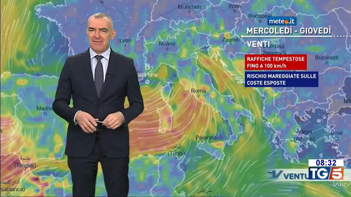 Meteo: piogge, forti venti e nevicate abbondanti! Le zone a rischio