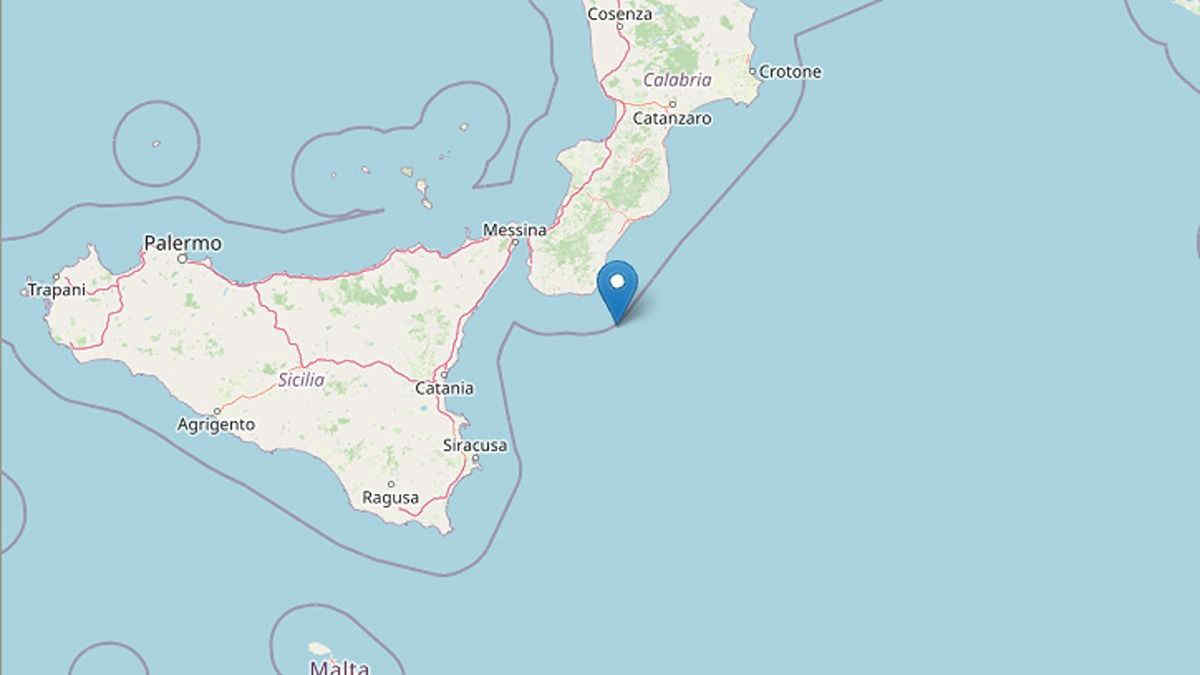 Terremoto in Calabria di magnitudo 5.1: sisma avvertito da Reggio Calabria a Messina