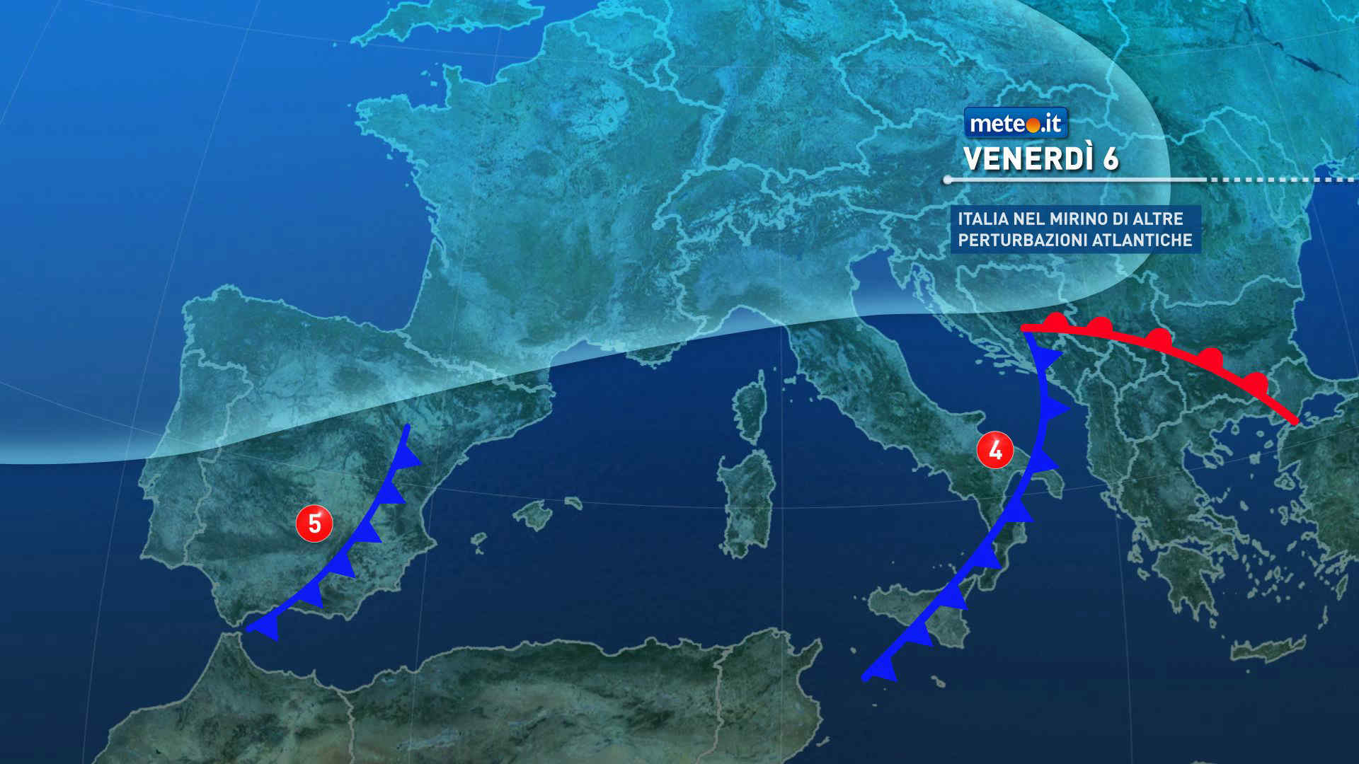 Meteo, perturbazioni no stop: prosegue la fase piovosa sull'Italia per diversi giorni