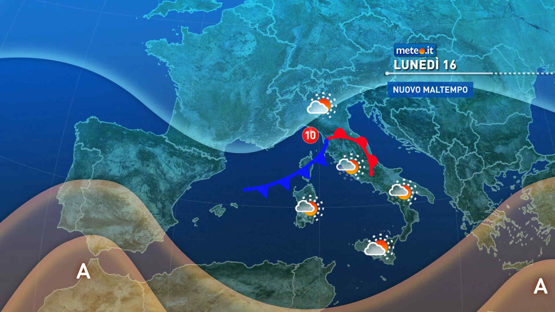 Meteo, dal 16 febbraio nuova perturbazione sull'Italia: le previsioni