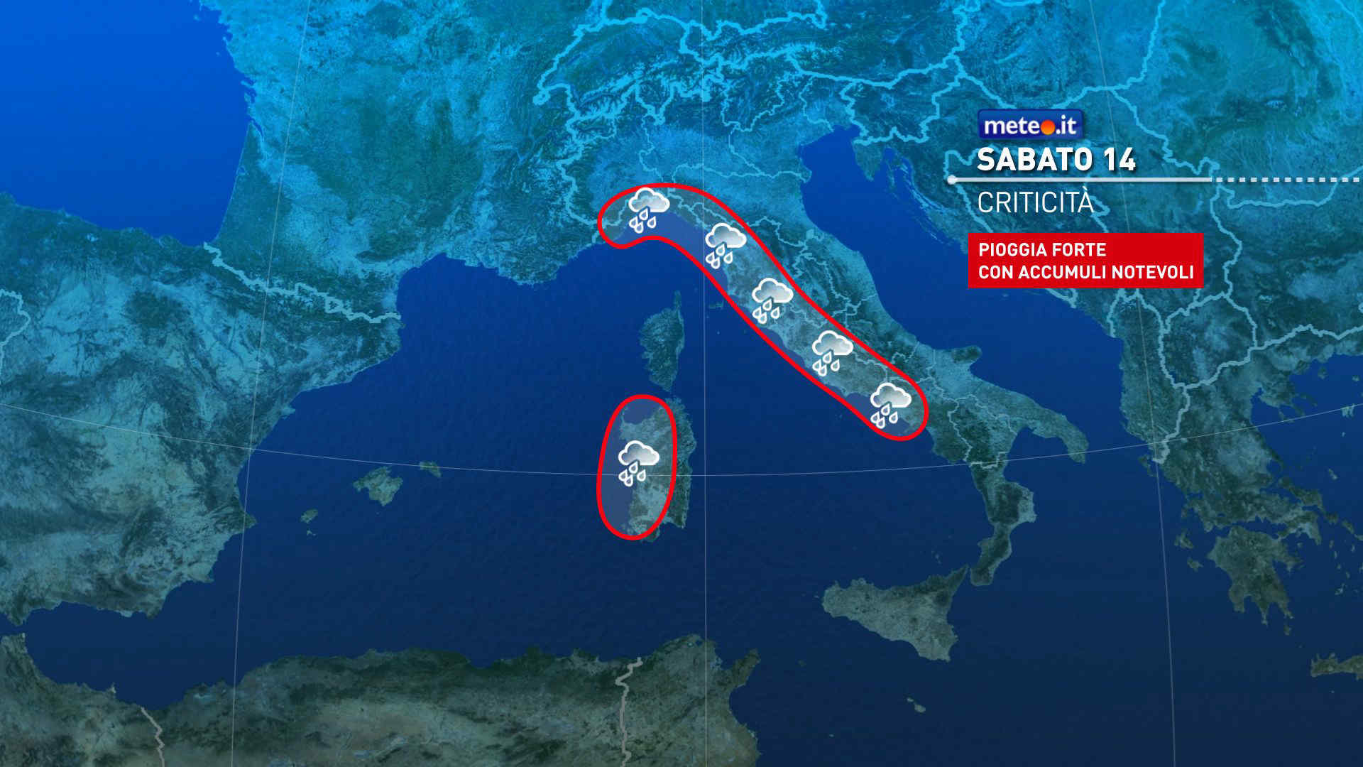 Meteo: tempesta Oriana a San Valentino! Venti tempestosi, forti piogge e aria fredda