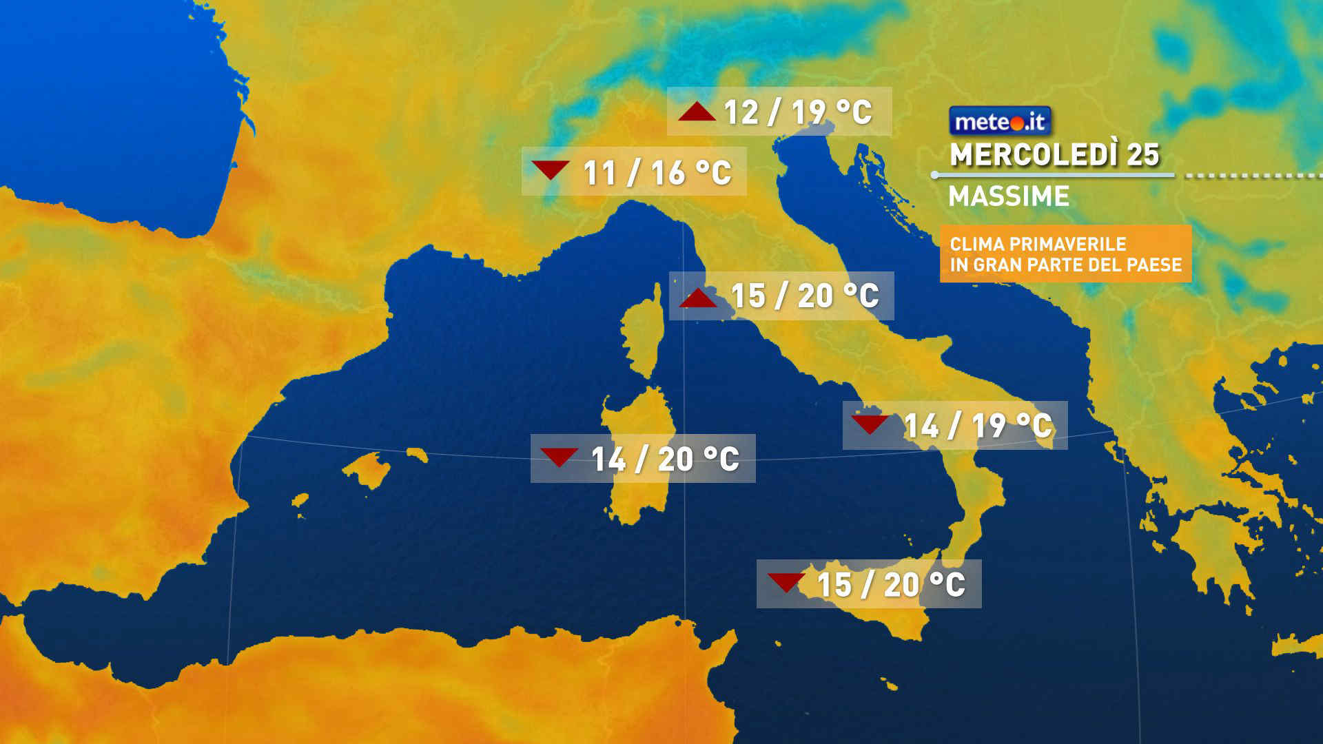 Meteo, 25-26 febbraio con clima primaverile: le previsioni