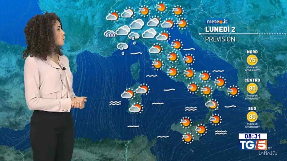 Meteo 2-3 febbraio, nuova fase di maltempo in arrivo: pioggia e neve