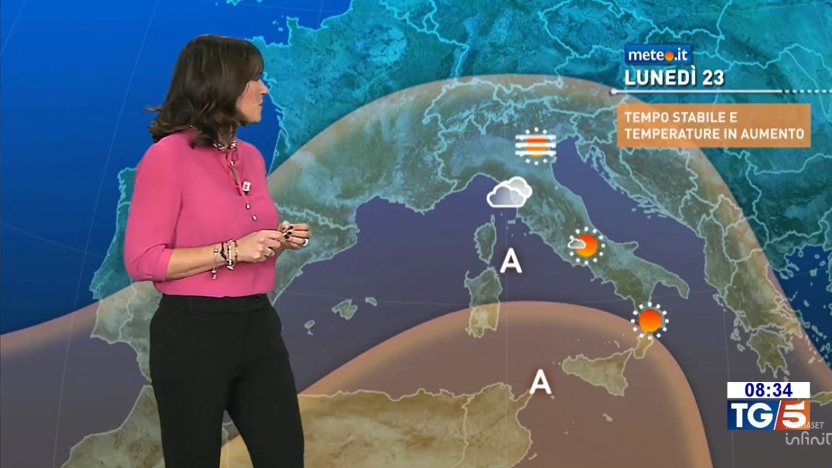 Meteo: fase anticiclonica al via! Tempo stabile, asciutto e mite ma occhio alle nebbie