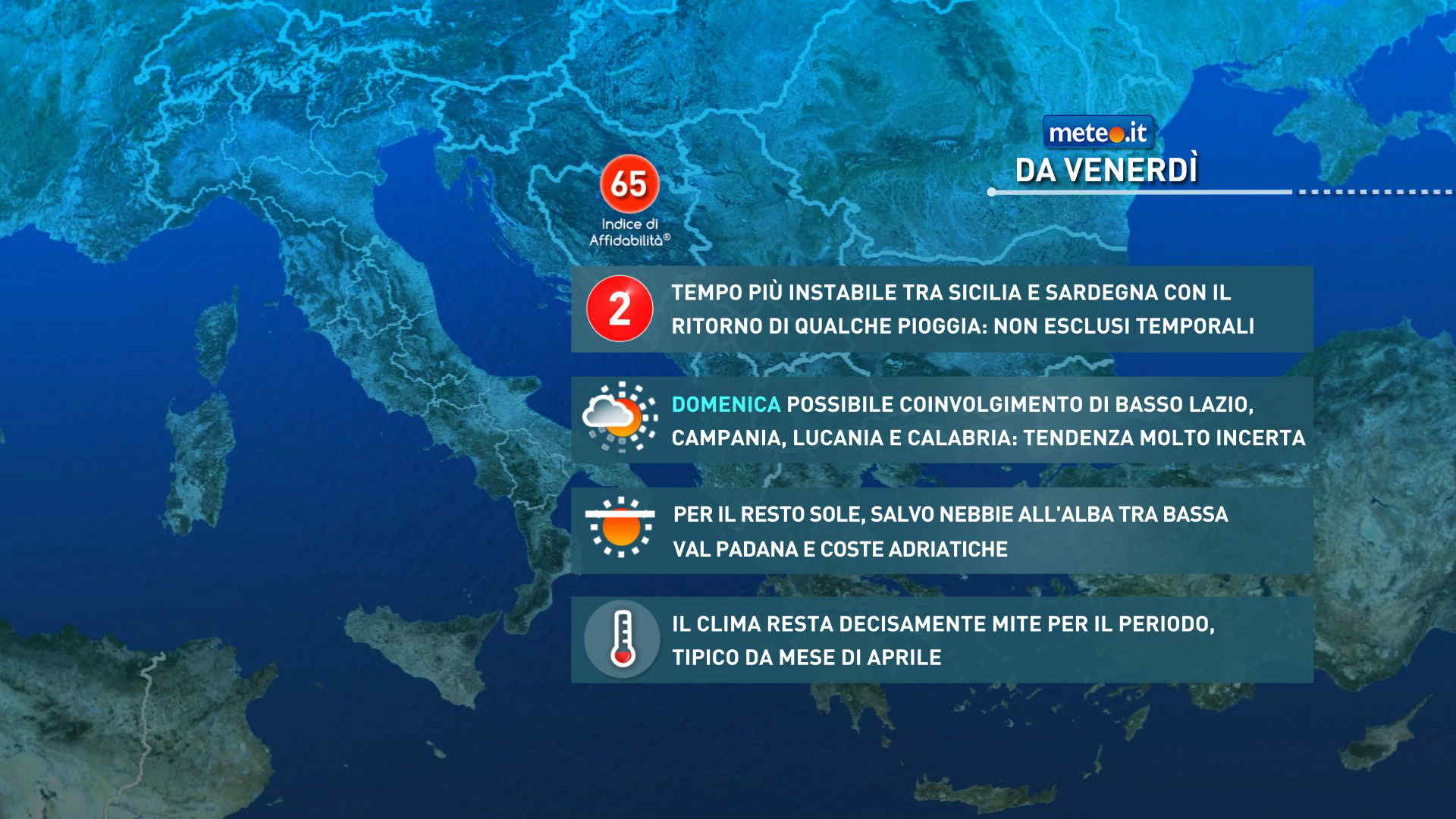 Meteo, 6-7 marzo instabile sulle Isole: la tendenza