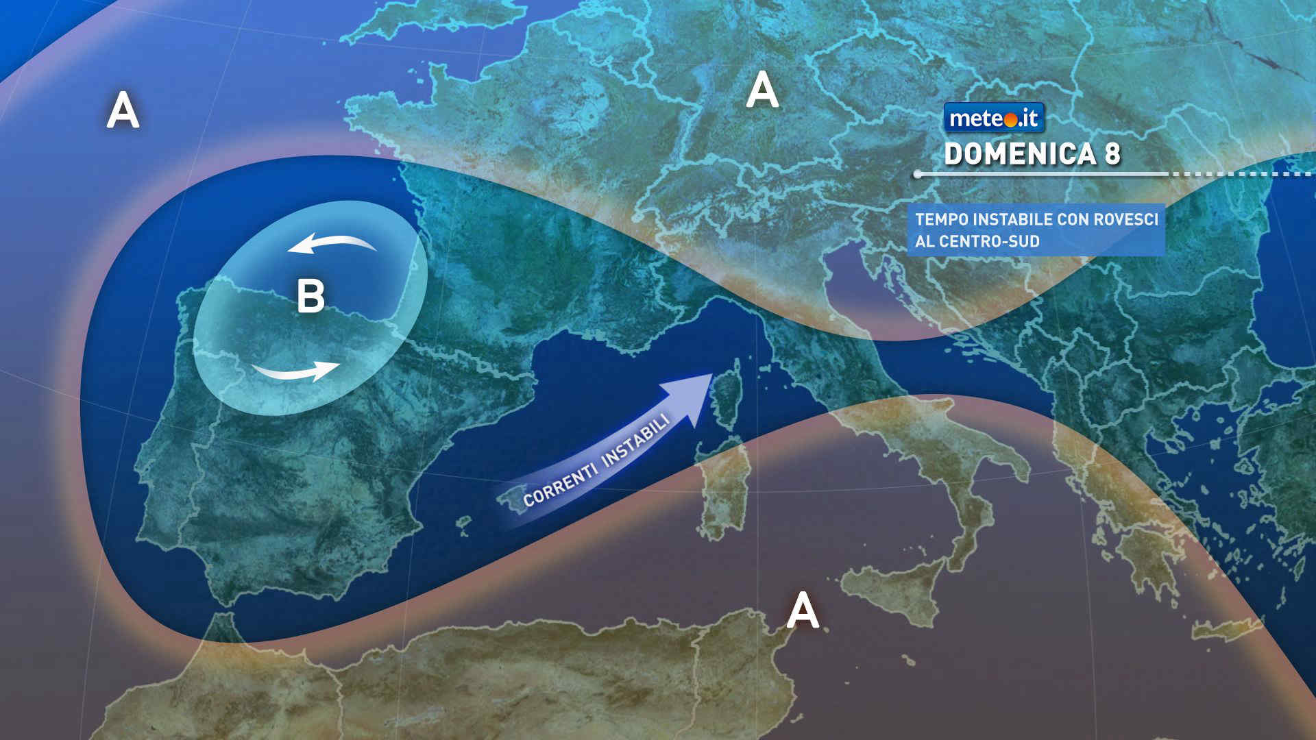 Meteo, 8 marzo instabile al Centro-sud: le previsioni
