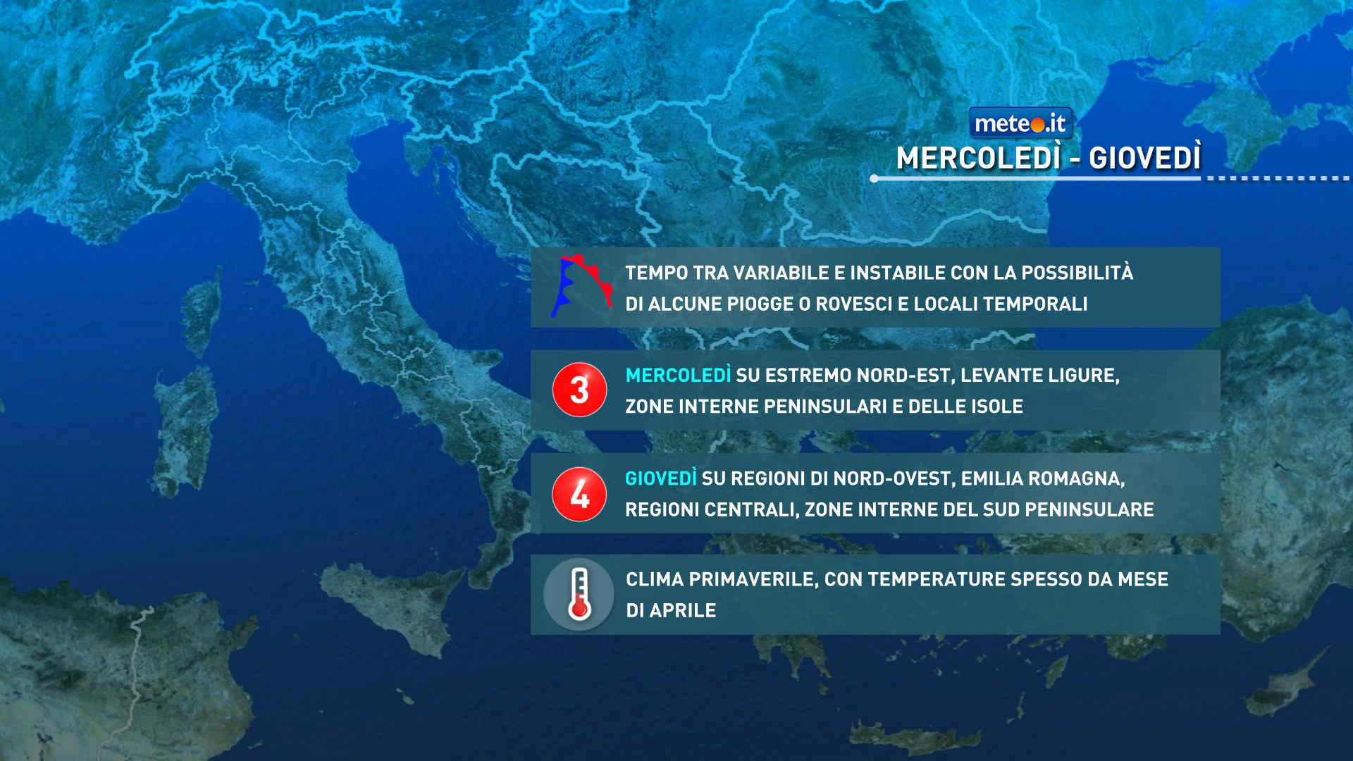Meteo, mercoledì 11 e giovedì 12 marzo tempo instabile