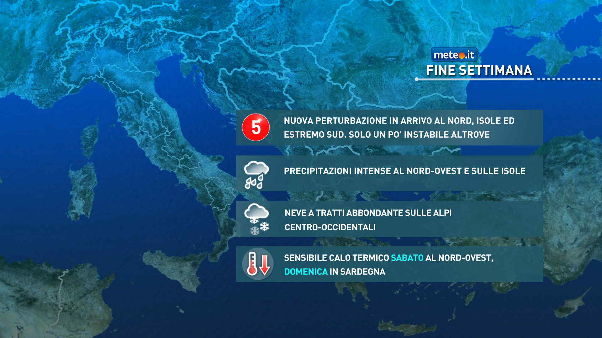 Meteo, 14 marzo con piogge e neve: ecco dove