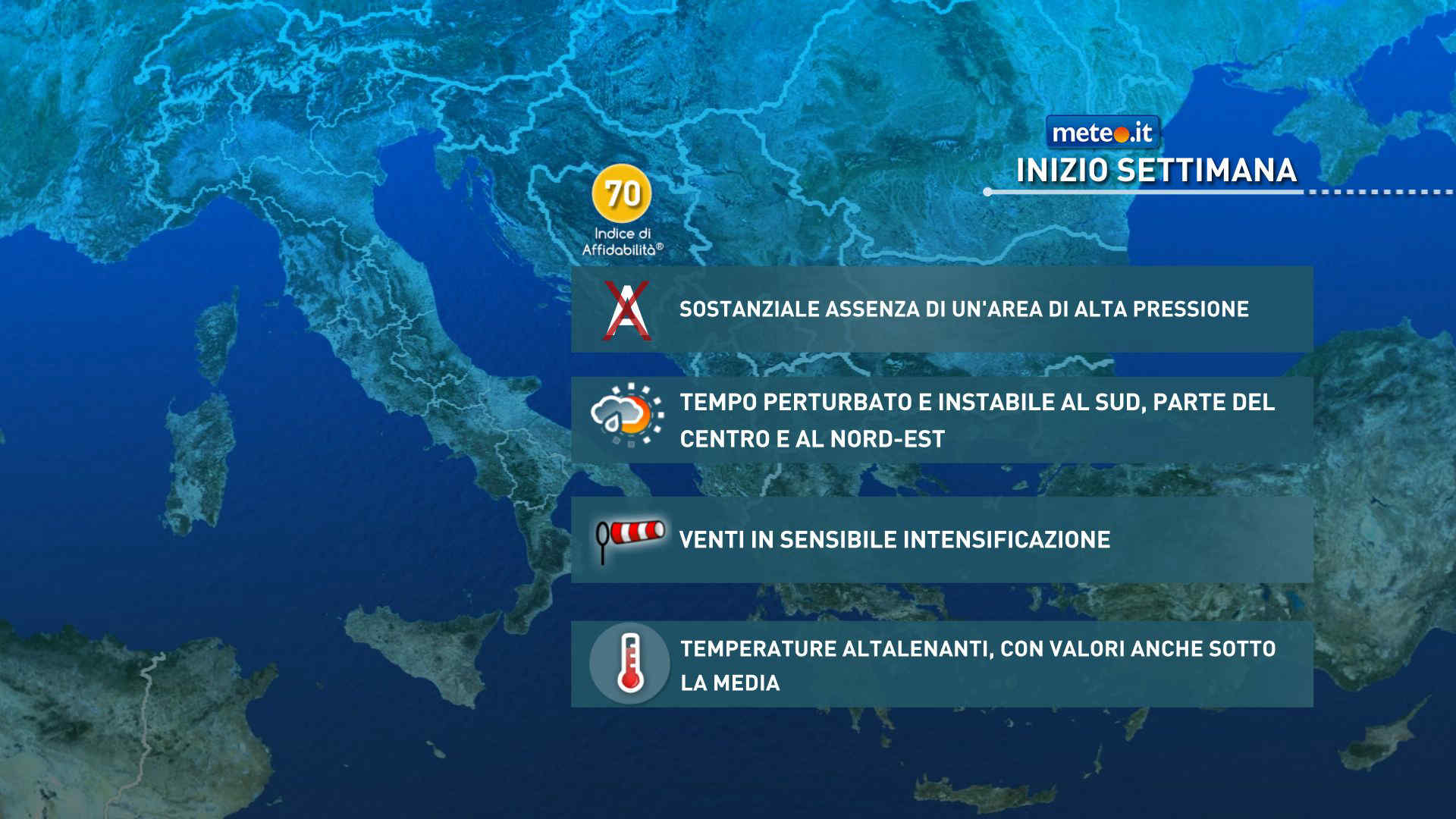 Meteo, inizio settimana ancora instabile: la tendenza dal 16 marzo