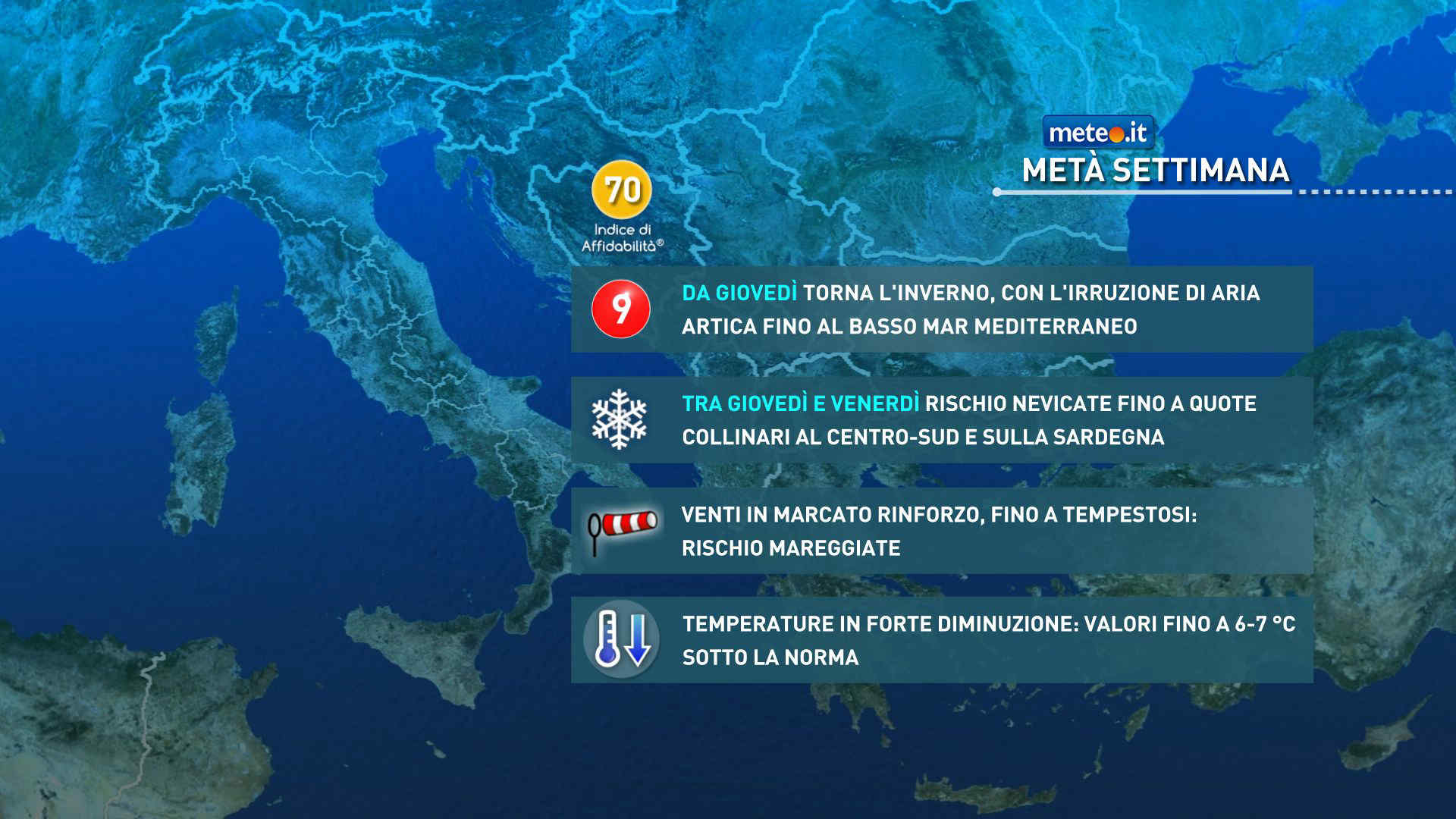 Meteo, colpo di scena: giovedì 26 marzo torna l'inverno