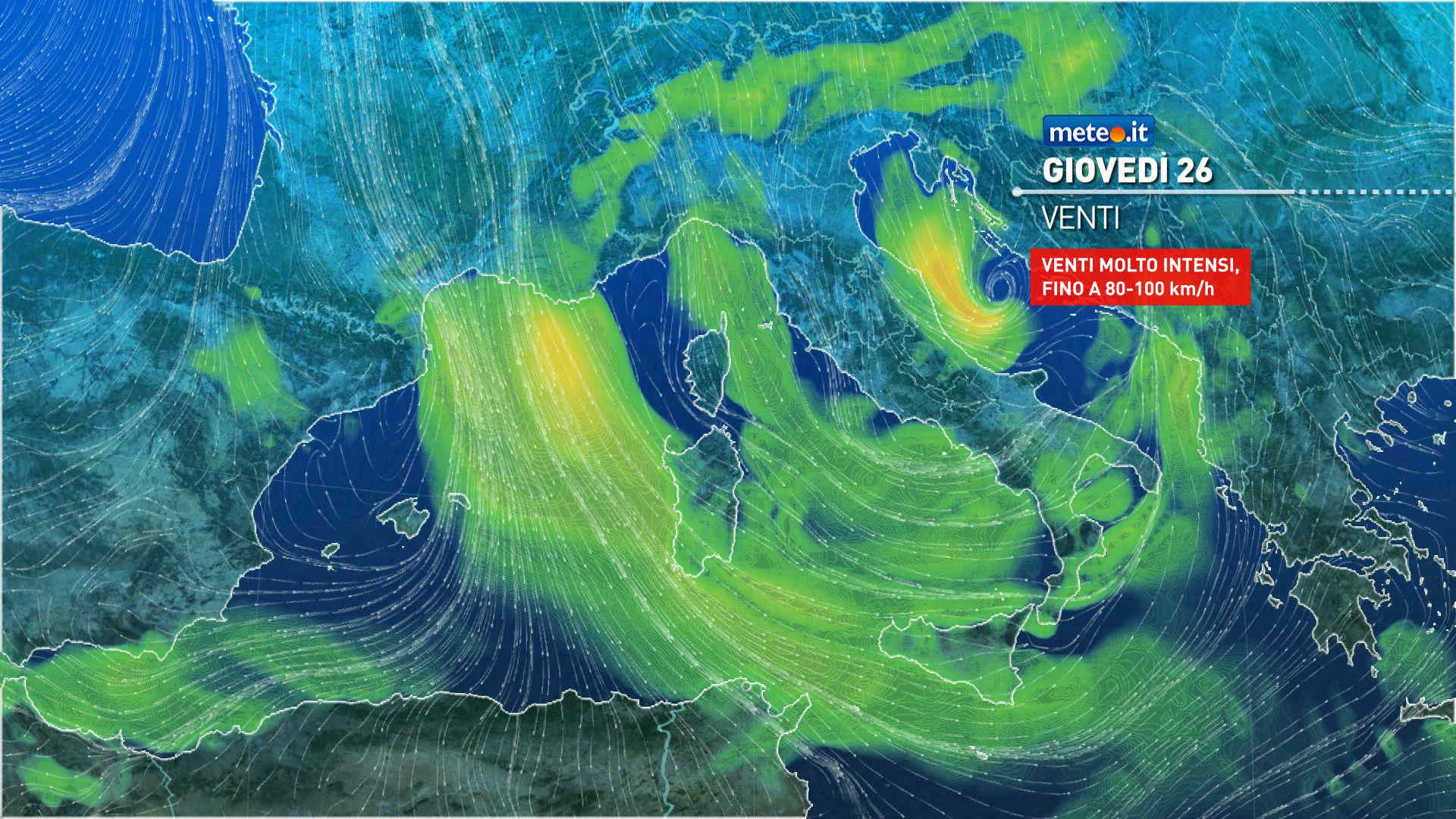 Meteo: fino a sabato 28 maltempo, venti e neve! Domenica delle Palme migliora