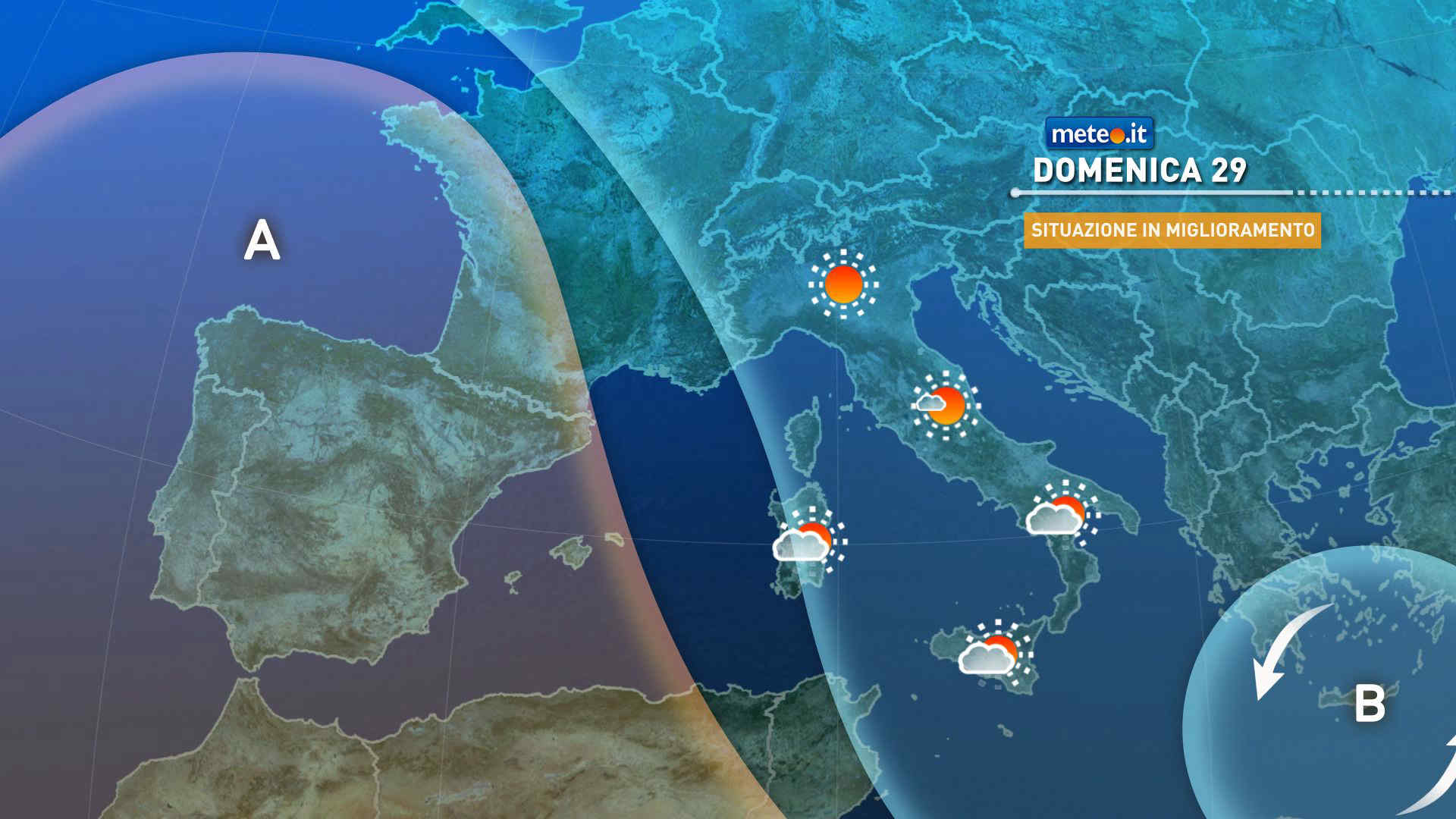 Meteo, 29 marzo stabile poi nuova fase di maltempo: le previsioni