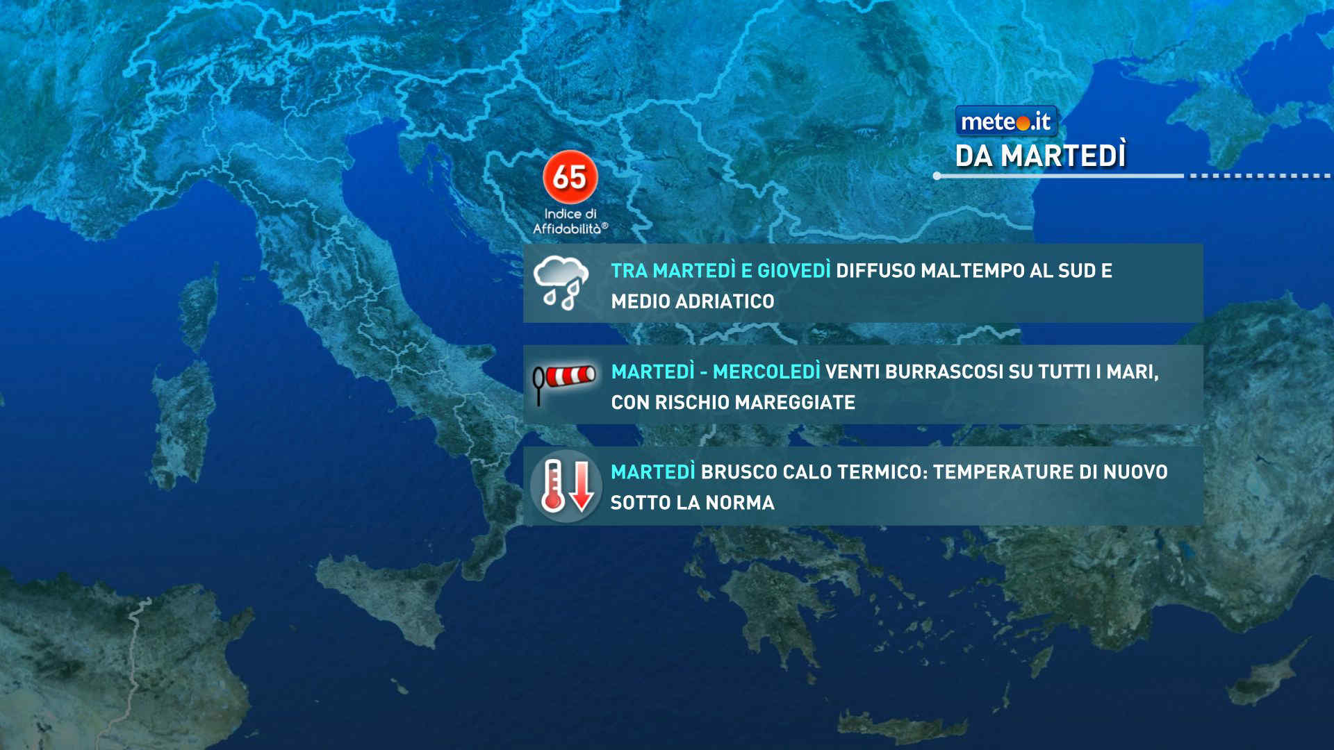 Meteo, dal 31 marzo nuova ondata di forte maltempo: la tendenza